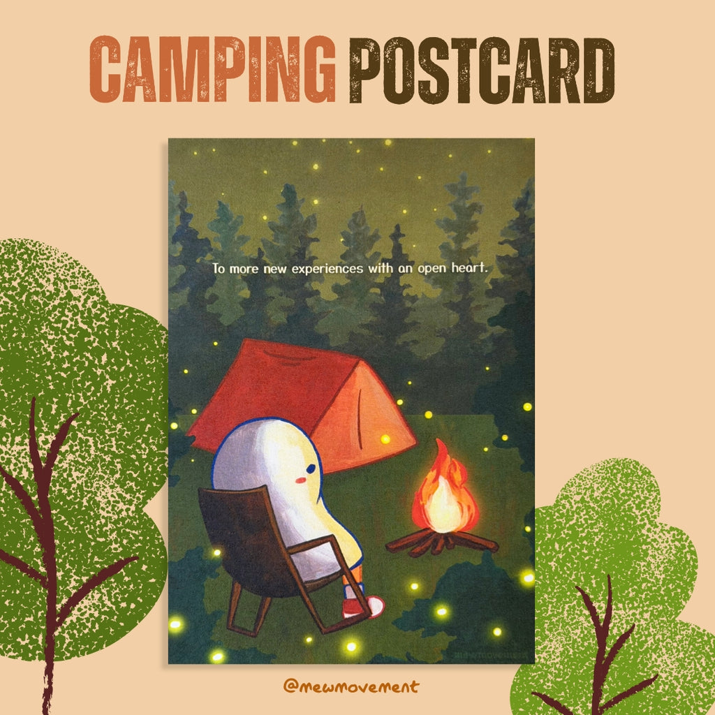 Camping Postcard