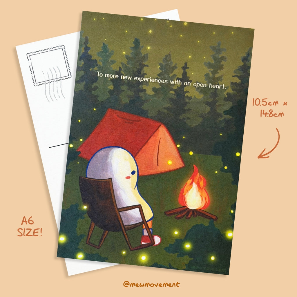 Camping Postcard