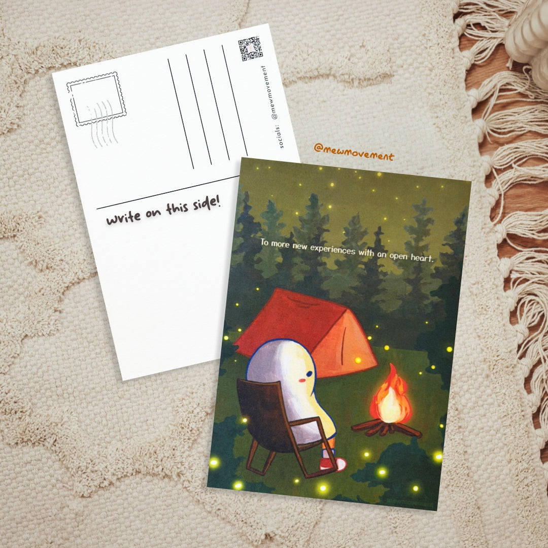 Camping Postcard