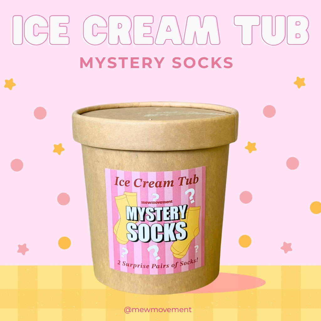 Ice Cream Tub Mystery Socks
