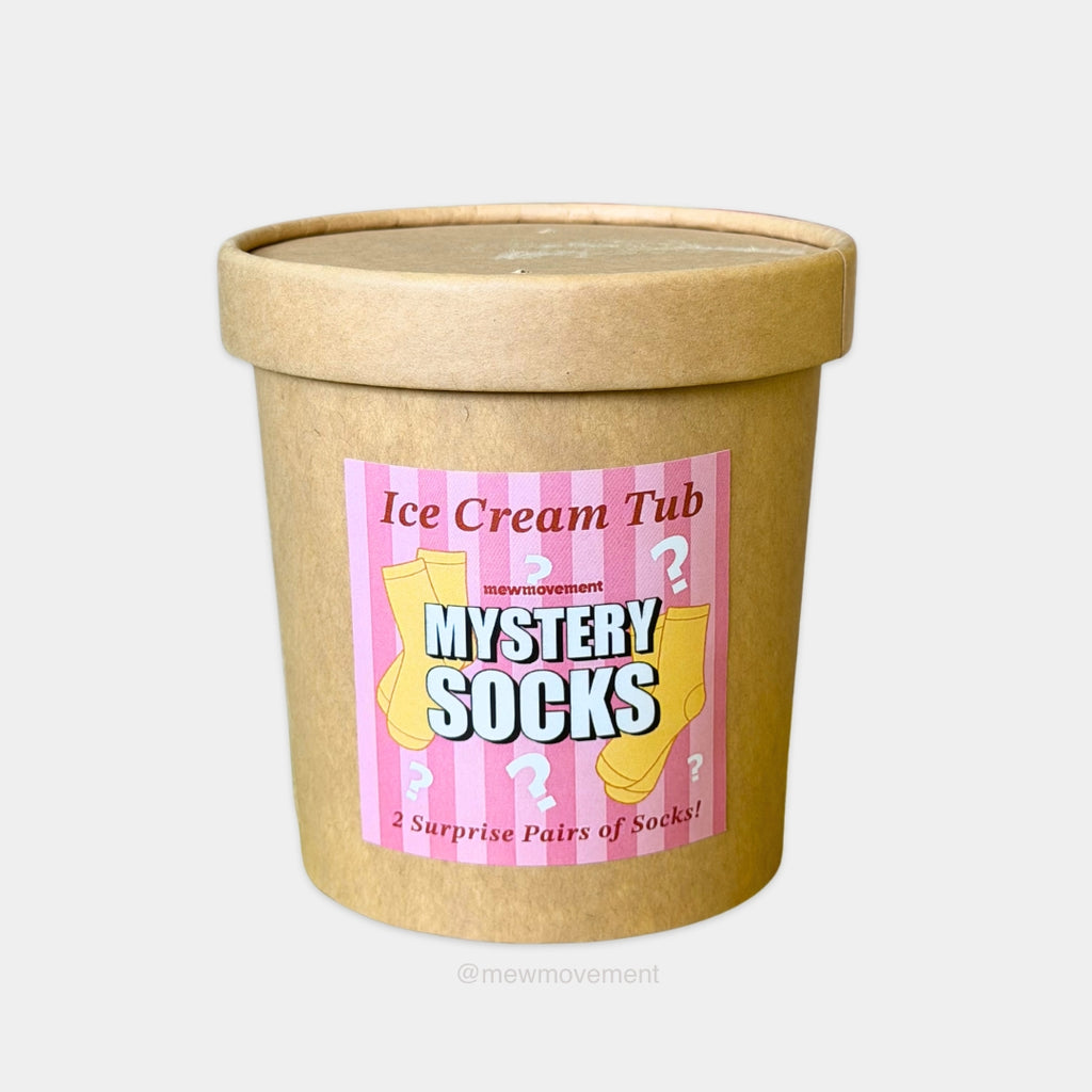 Ice Cream Tub Mystery Socks