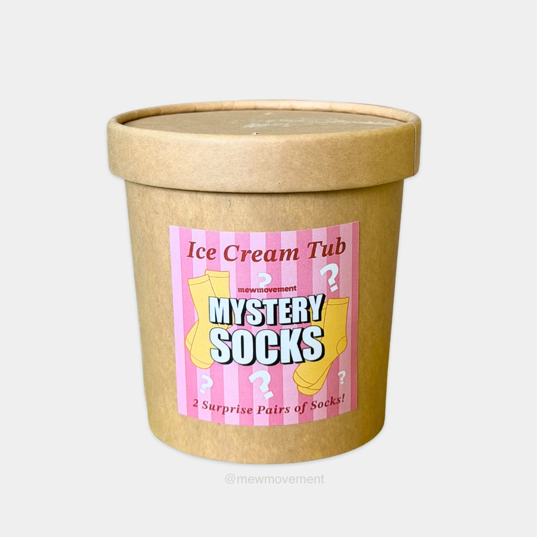 Ice Cream Tub Mystery Socks