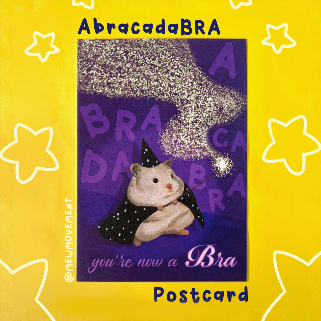 AbracadaBRA Postcard