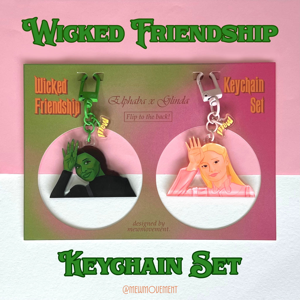 Wicked Friendship Keychain