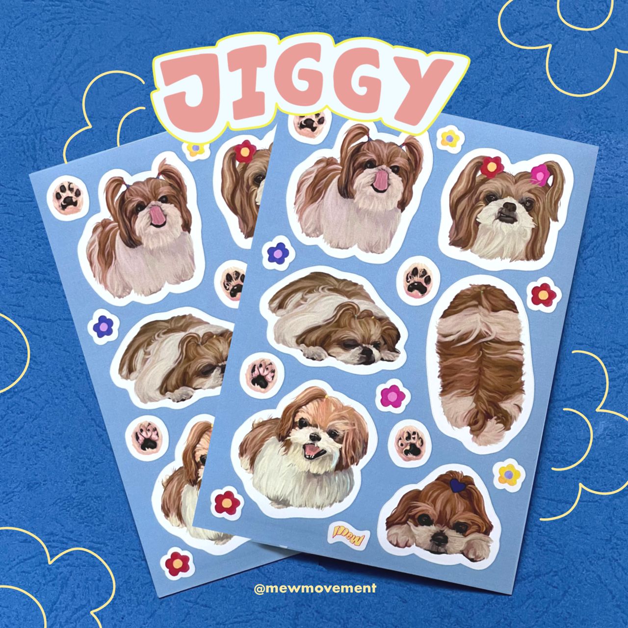Jiggy Sticker Sheet