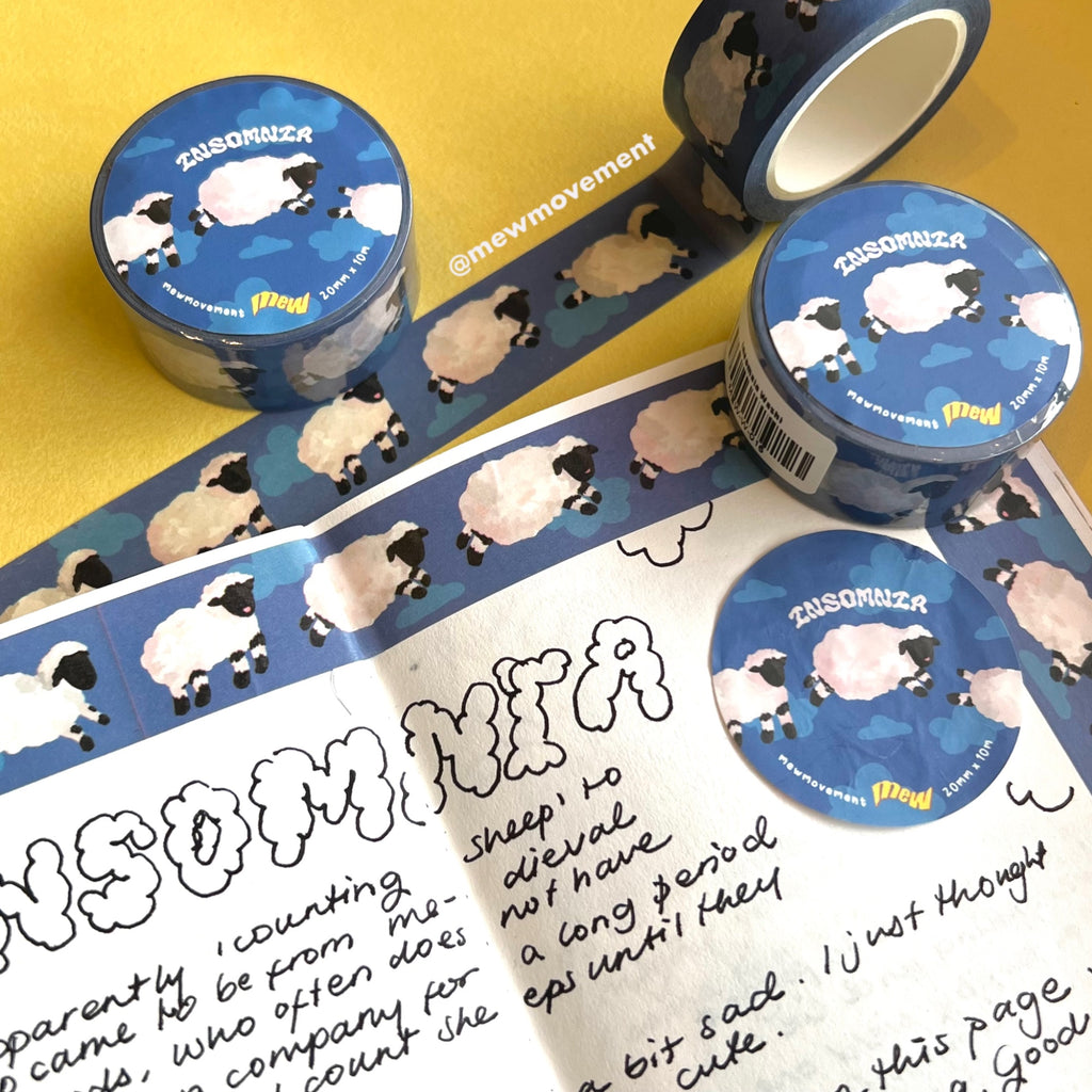 Insomnia Washi Tape