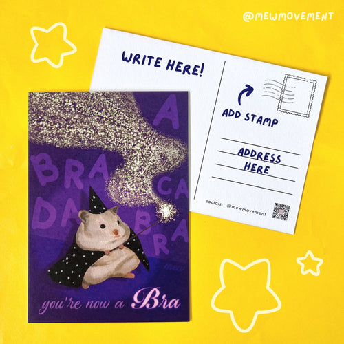 AbracadaBRA Postcard
