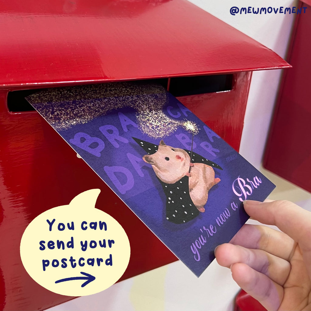 AbracadaBRA Postcard