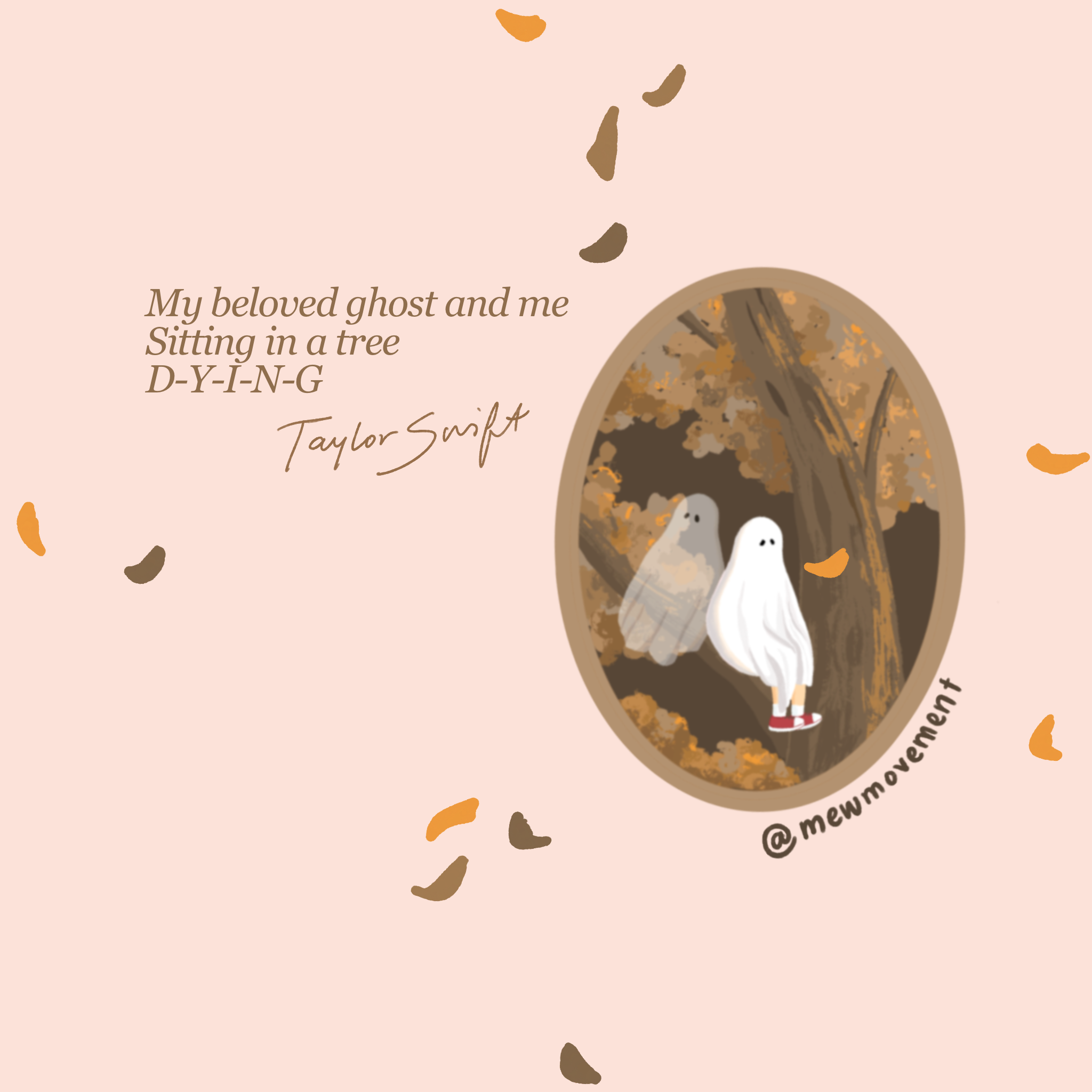 Ghost DYING Sticker