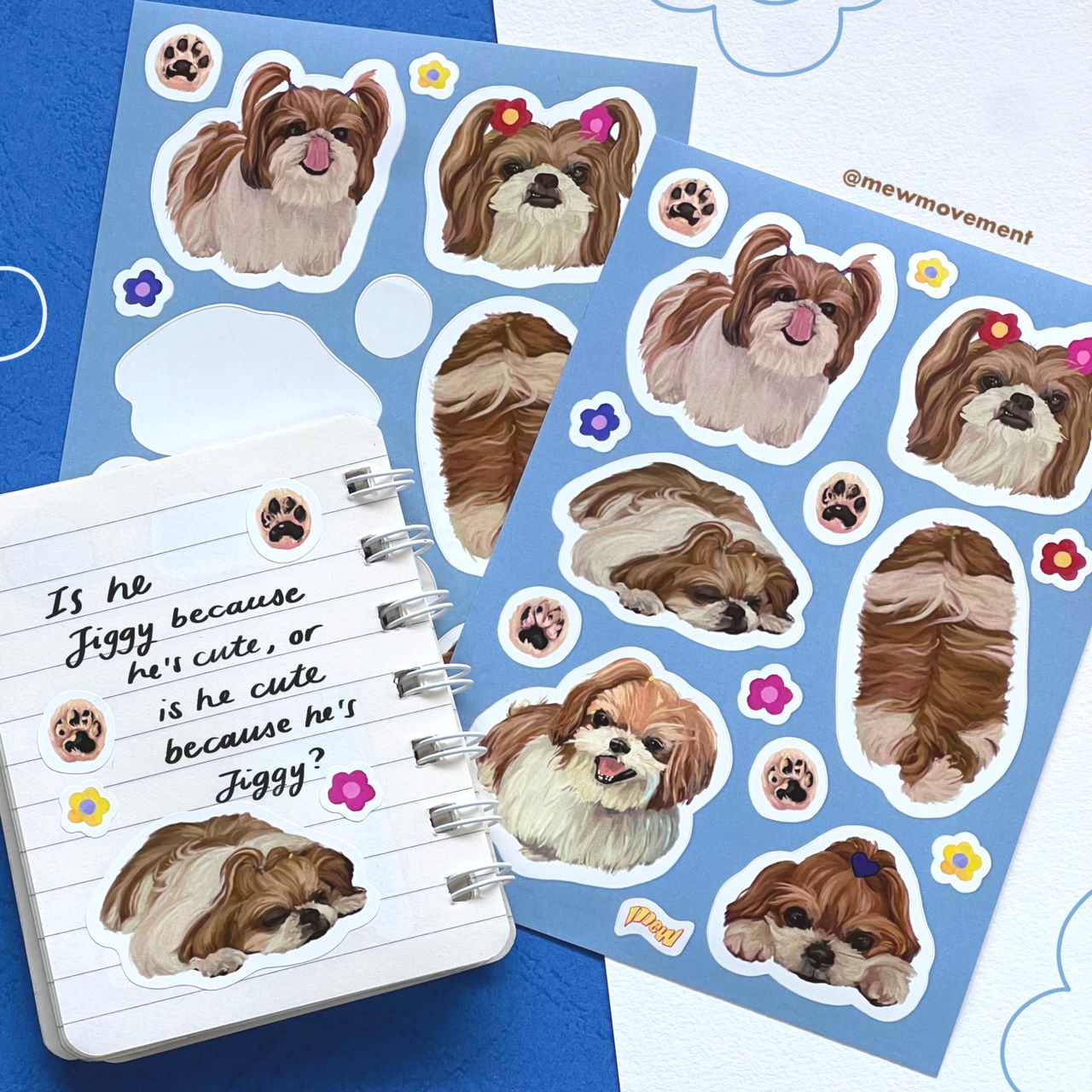 Jiggy Sticker Sheet