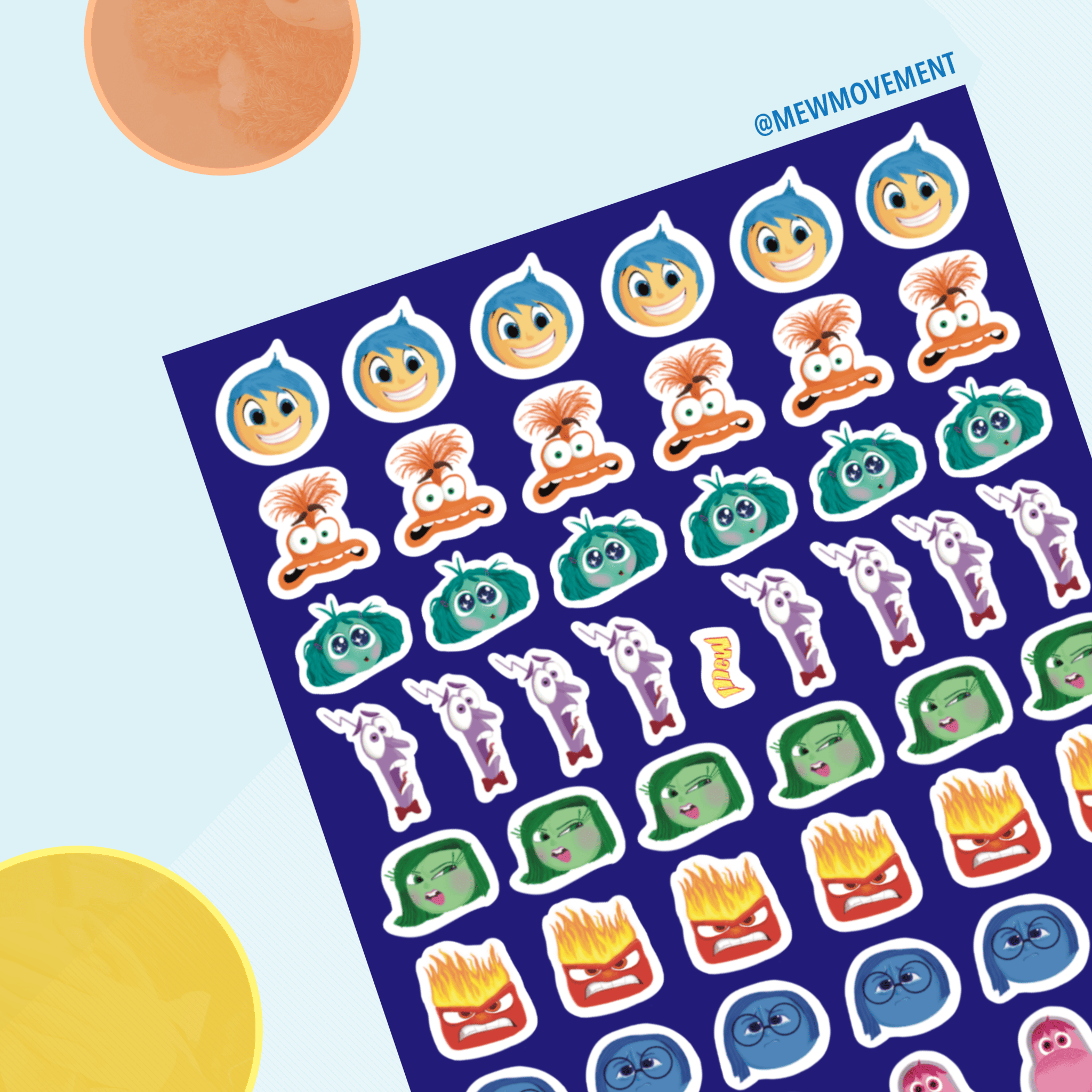 Inside Out Sticker Sheet