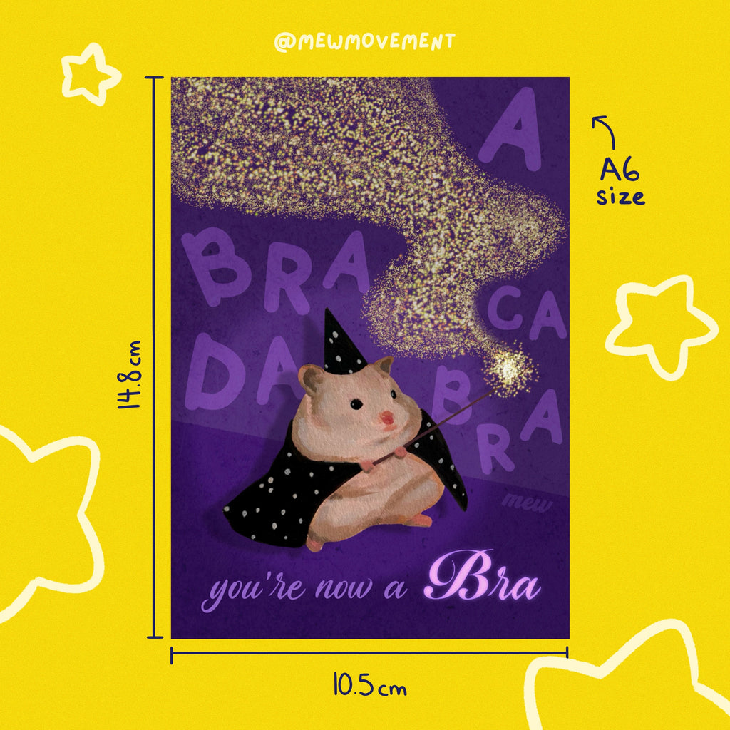AbracadaBRA Postcard