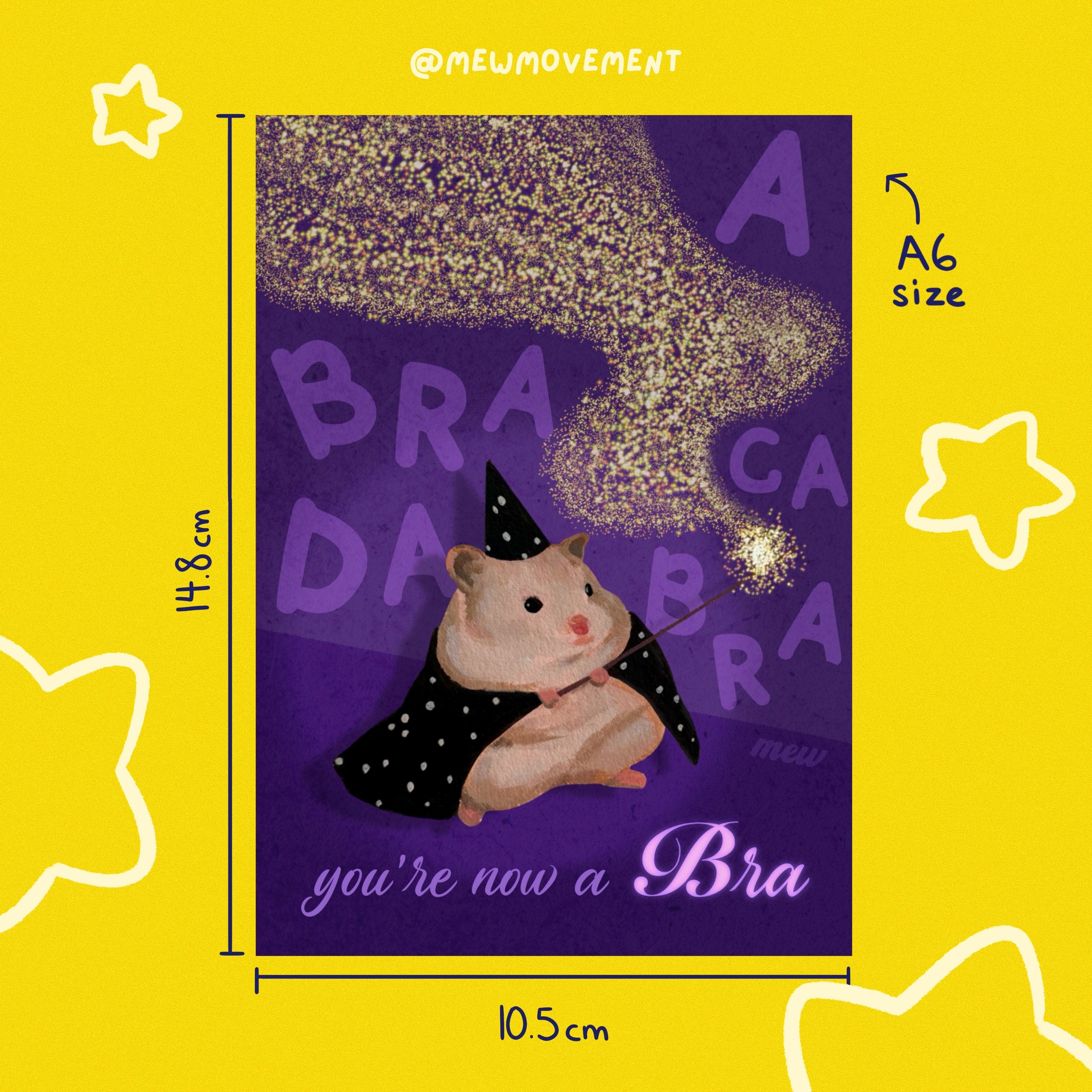 AbracadaBRA Postcard