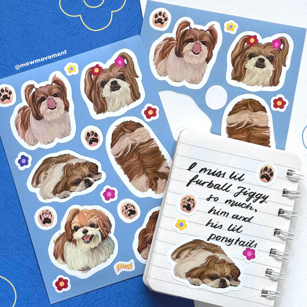Jiggy Sticker Sheet