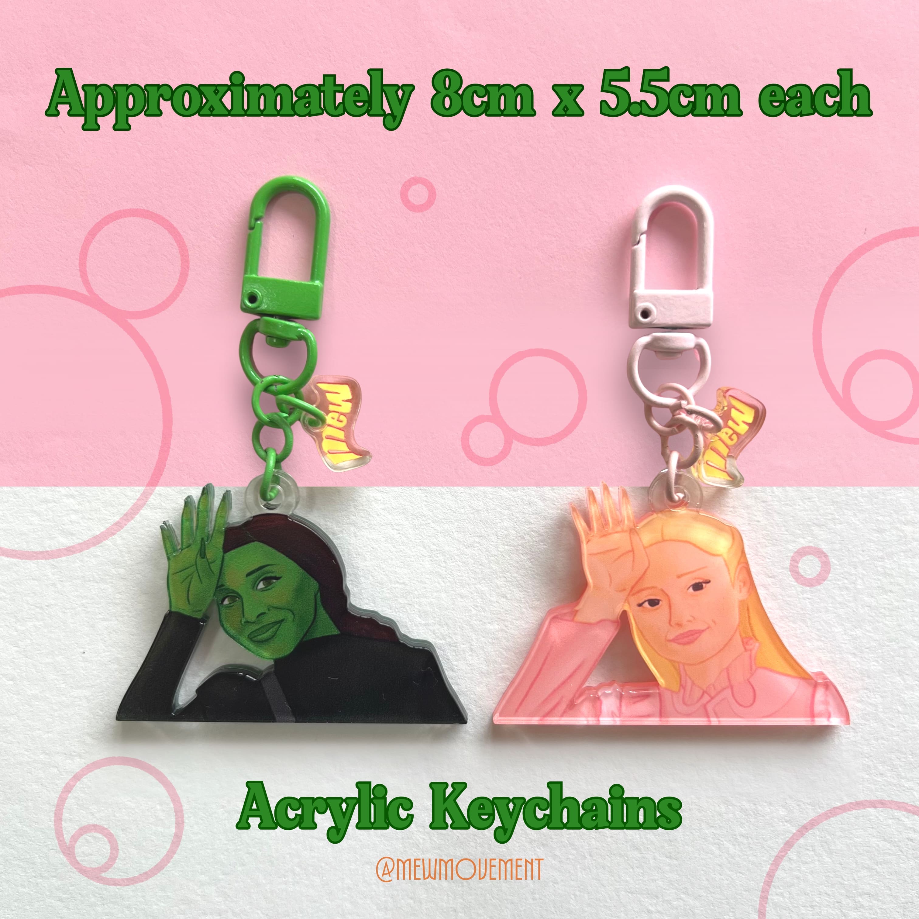 Wicked Friendship Keychain