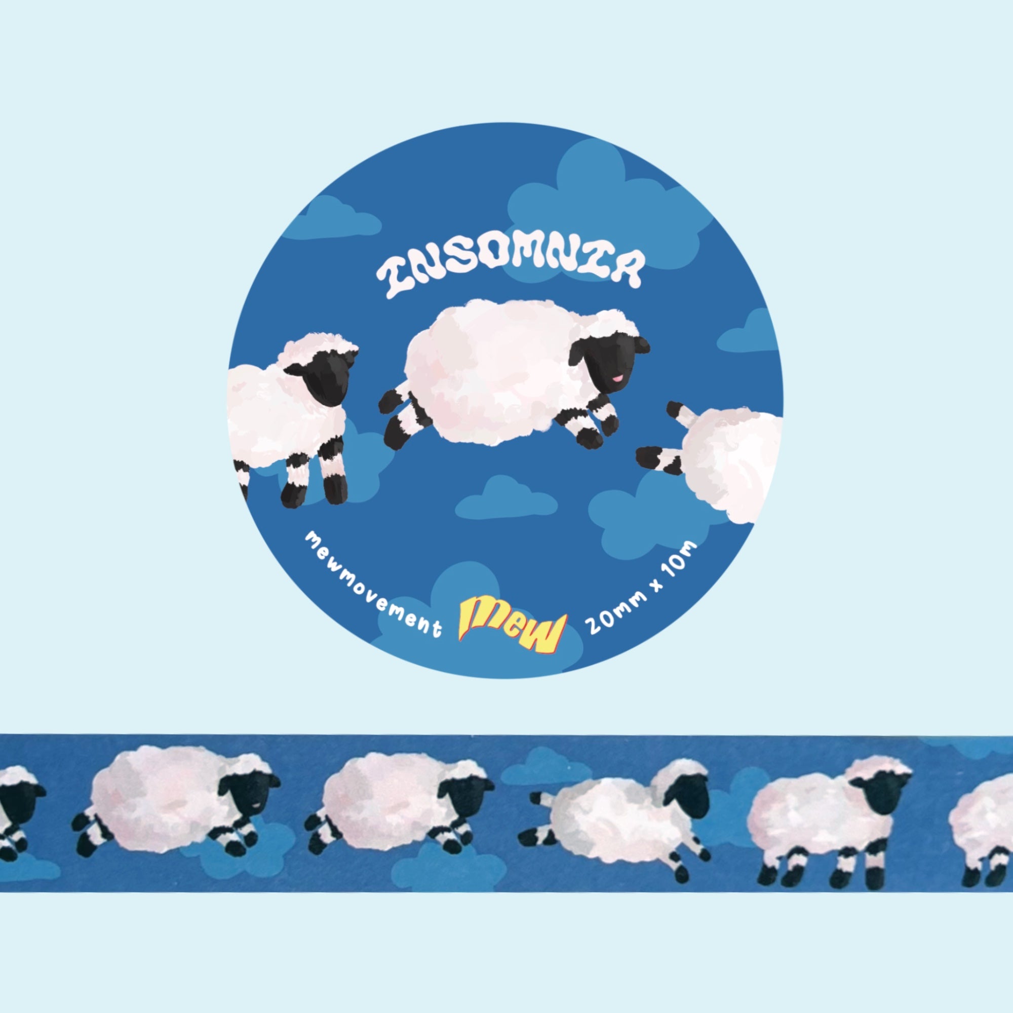 Insomnia Washi Tape