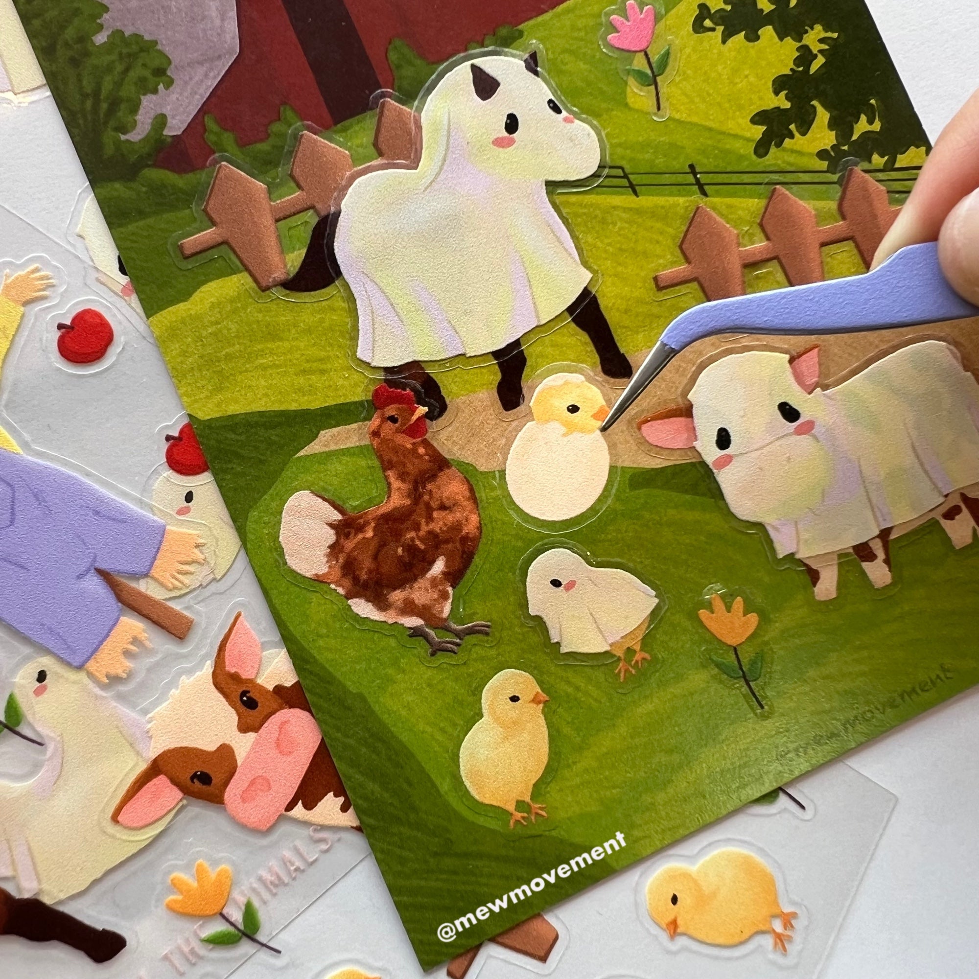 Mew Farm Sticker Sheet