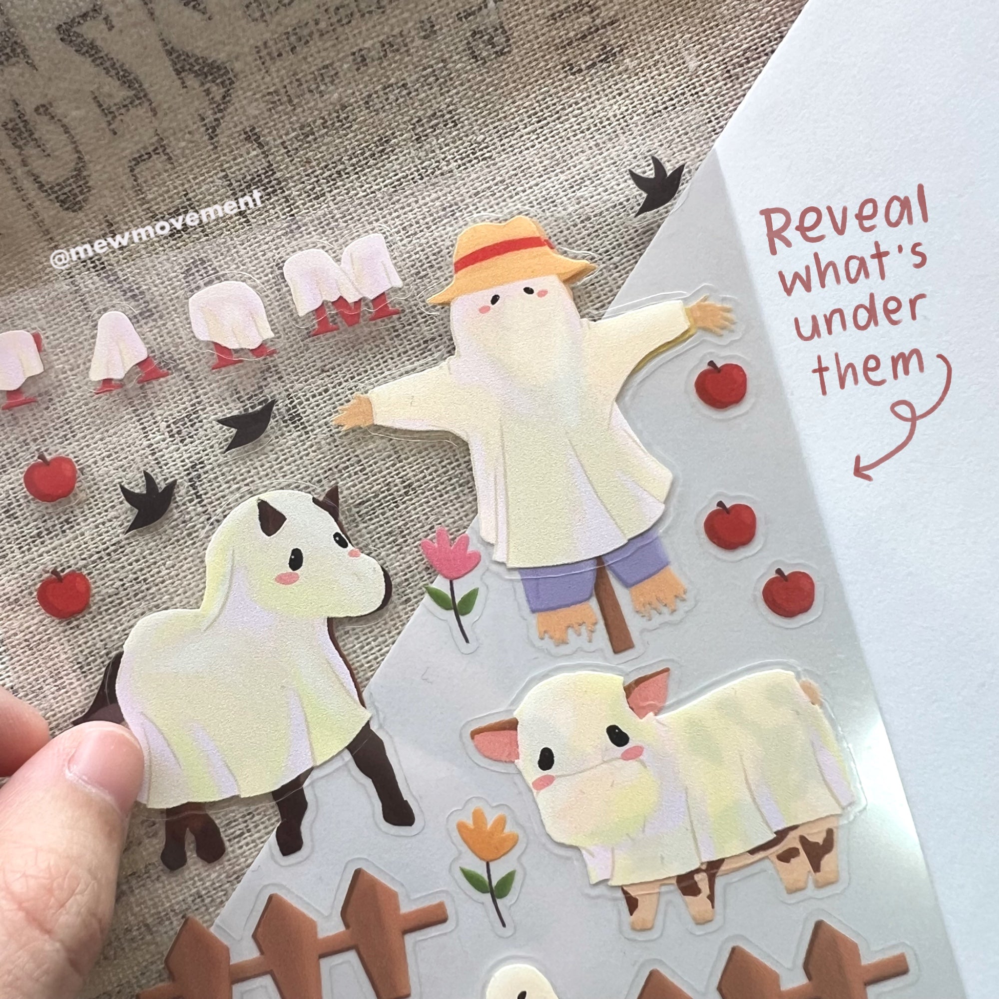Mew Farm Sticker Sheet