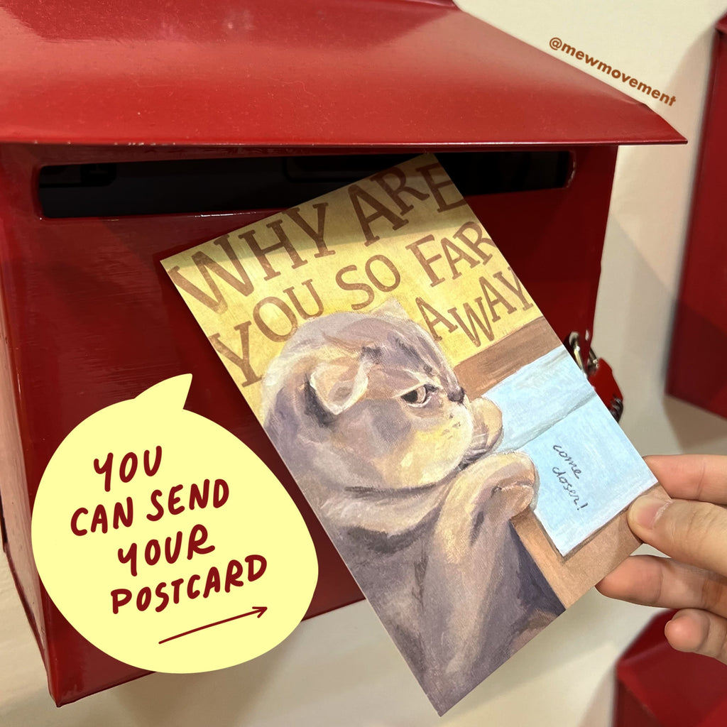 Angry Cat Postcard