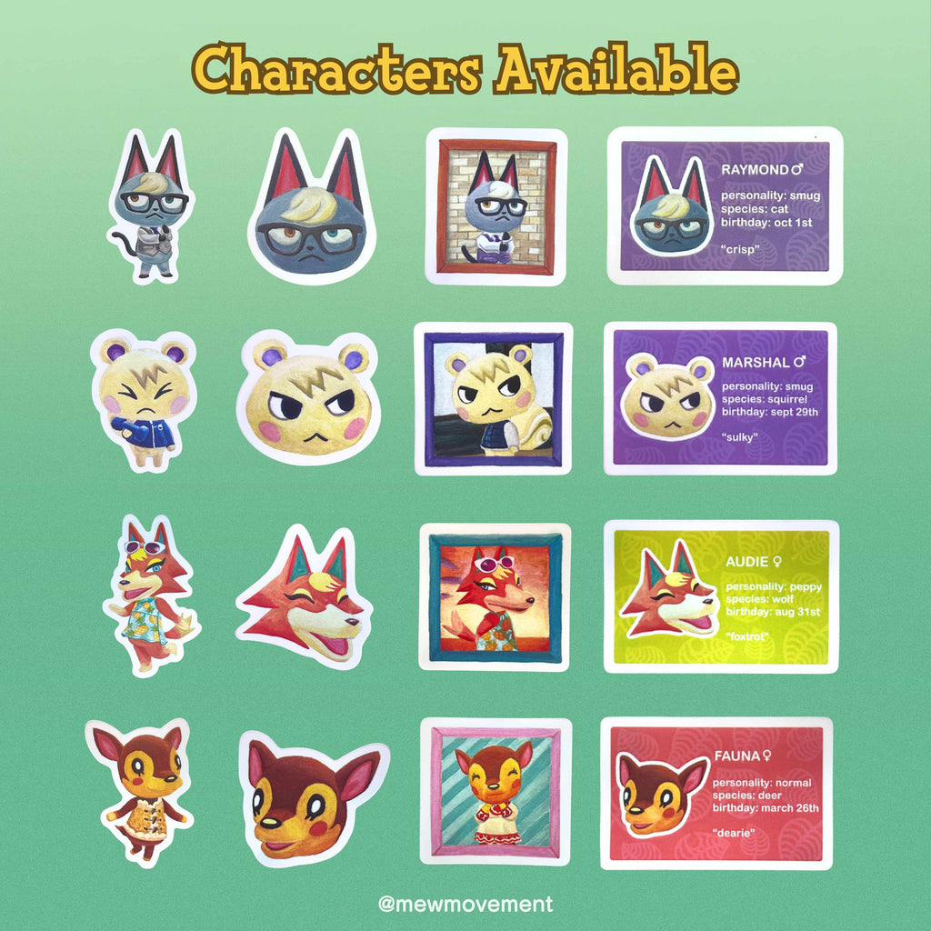 Animal Crossing Surprise Sticker Pack