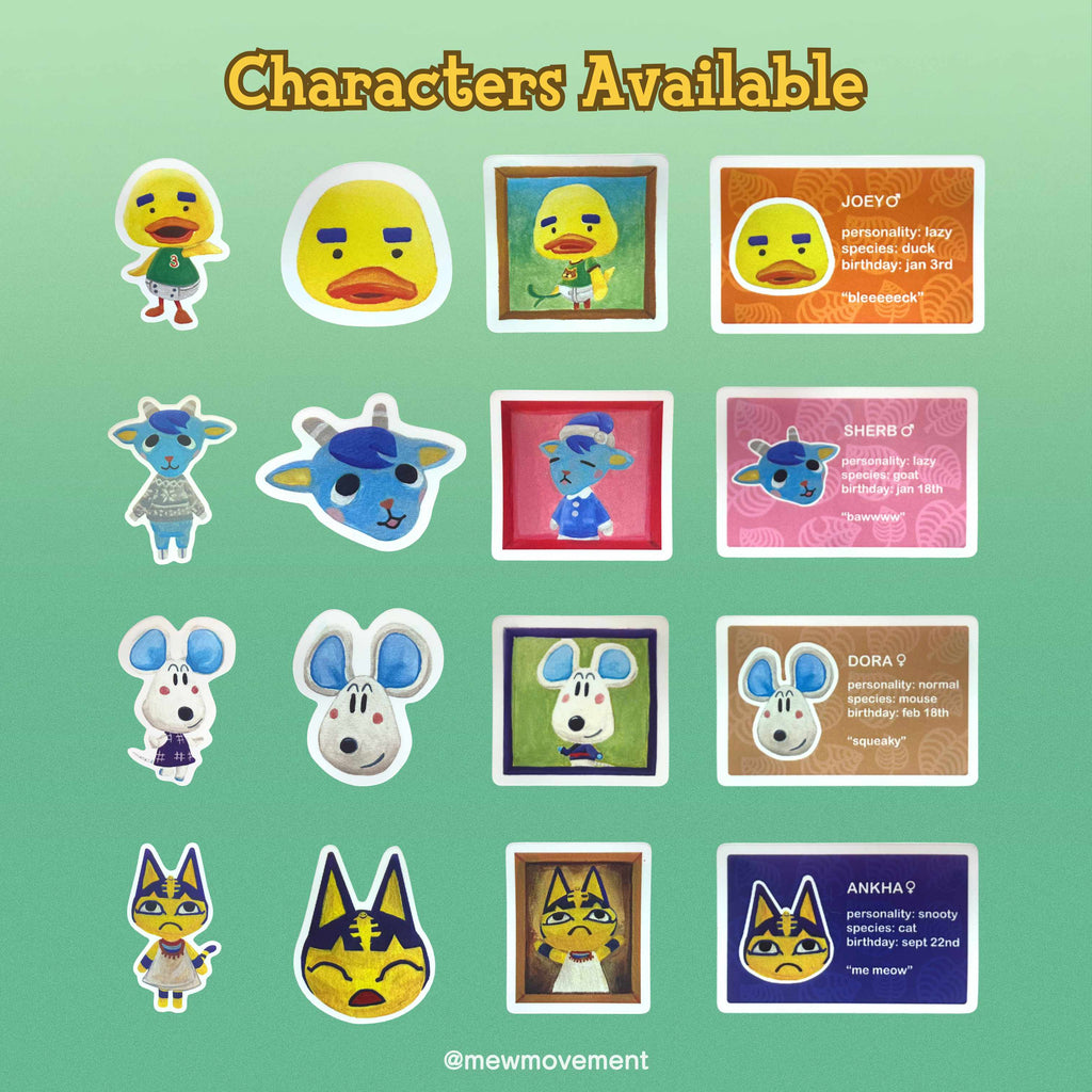 Animal Crossing Surprise Sticker Pack
