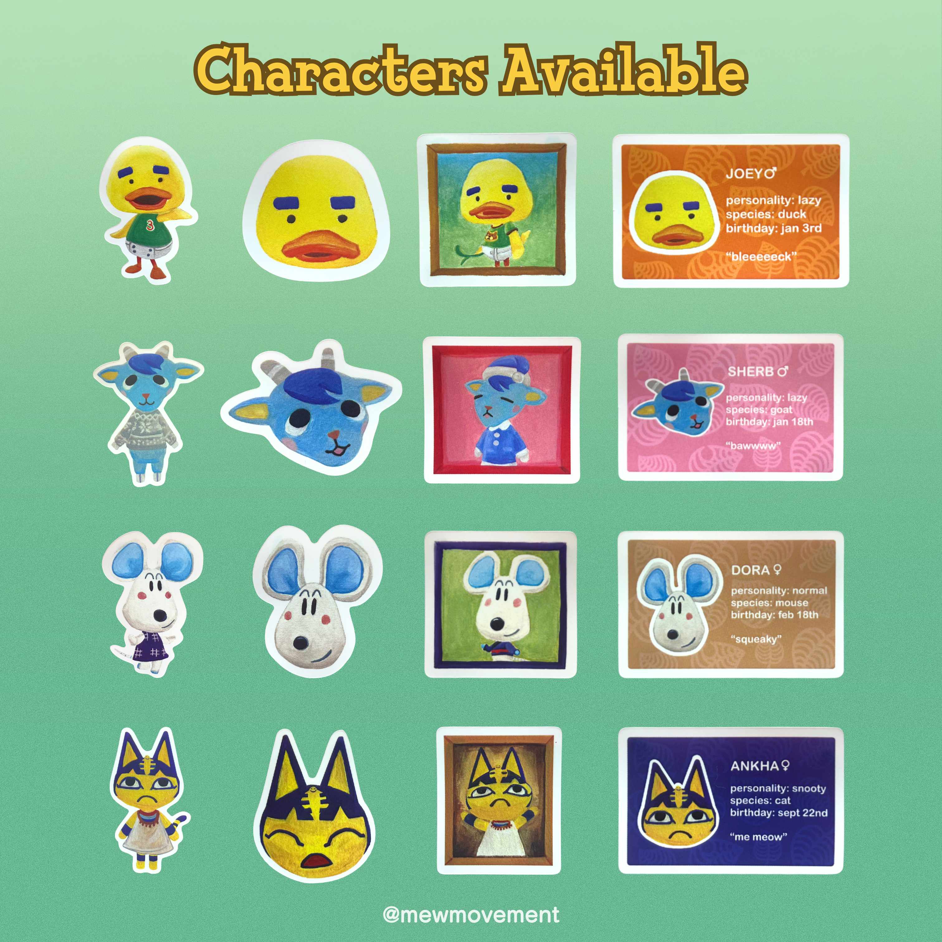 Animal Crossing Surprise Sticker Pack
