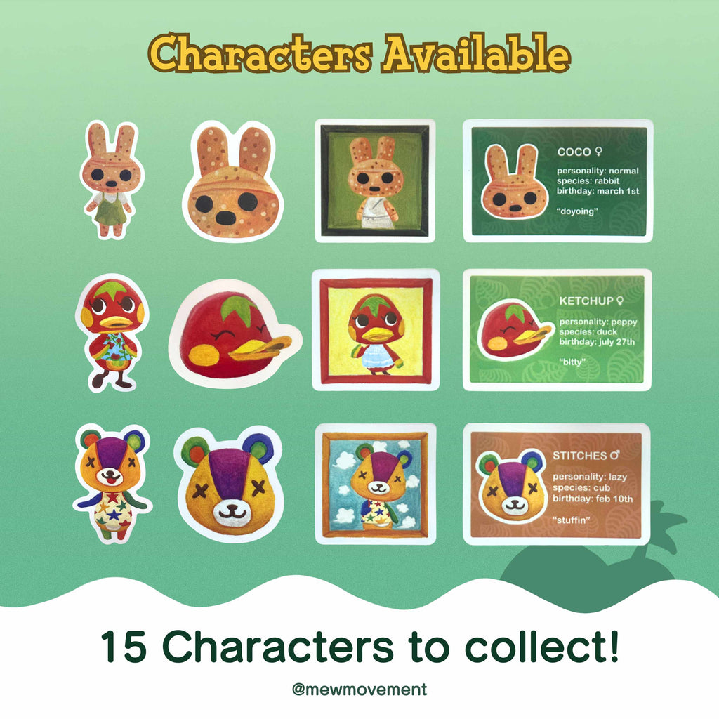 Animal Crossing Surprise Sticker Pack