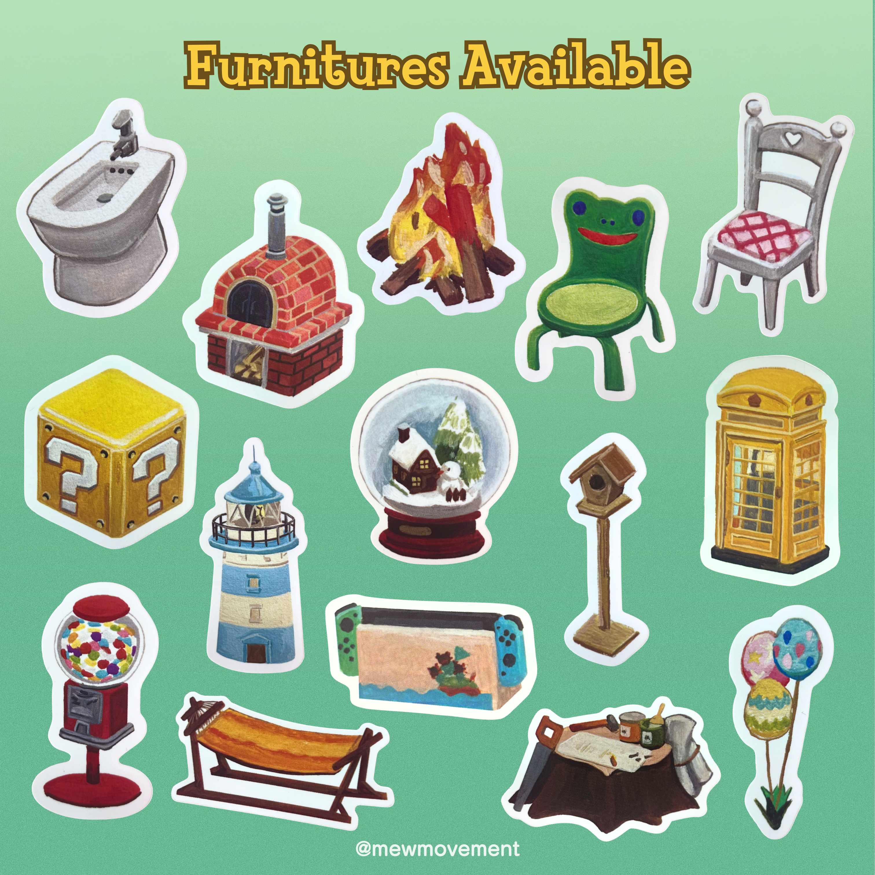Animal Crossing Surprise Sticker Pack