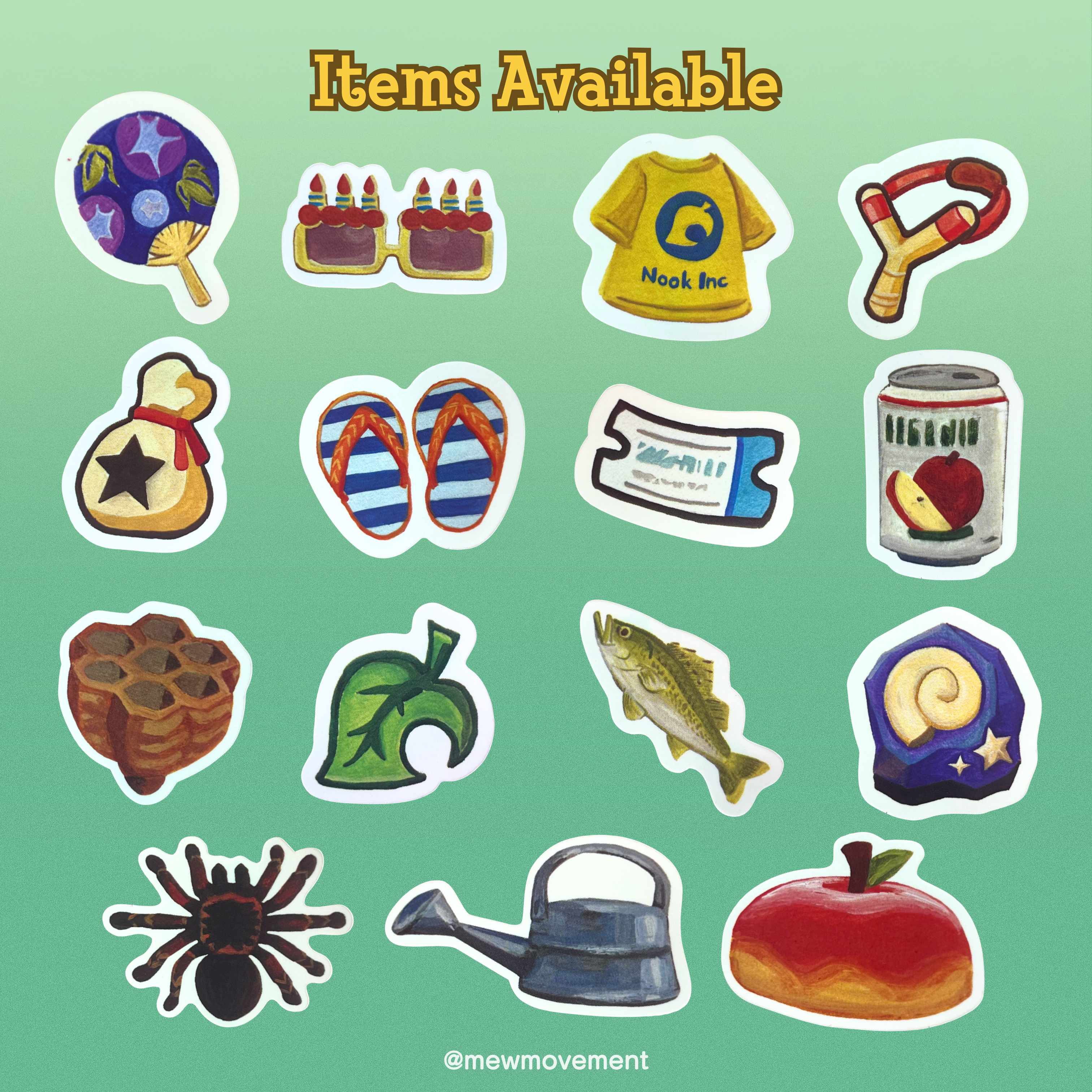 Animal Crossing Surprise Sticker Pack