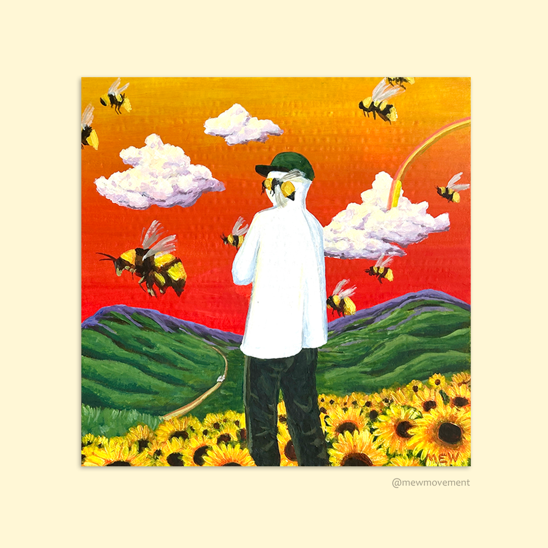 Flower Boy Vinyl Print