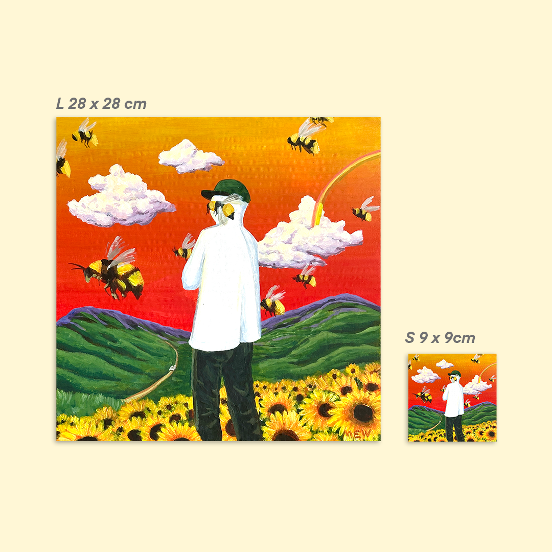 Flower Boy Vinyl Print