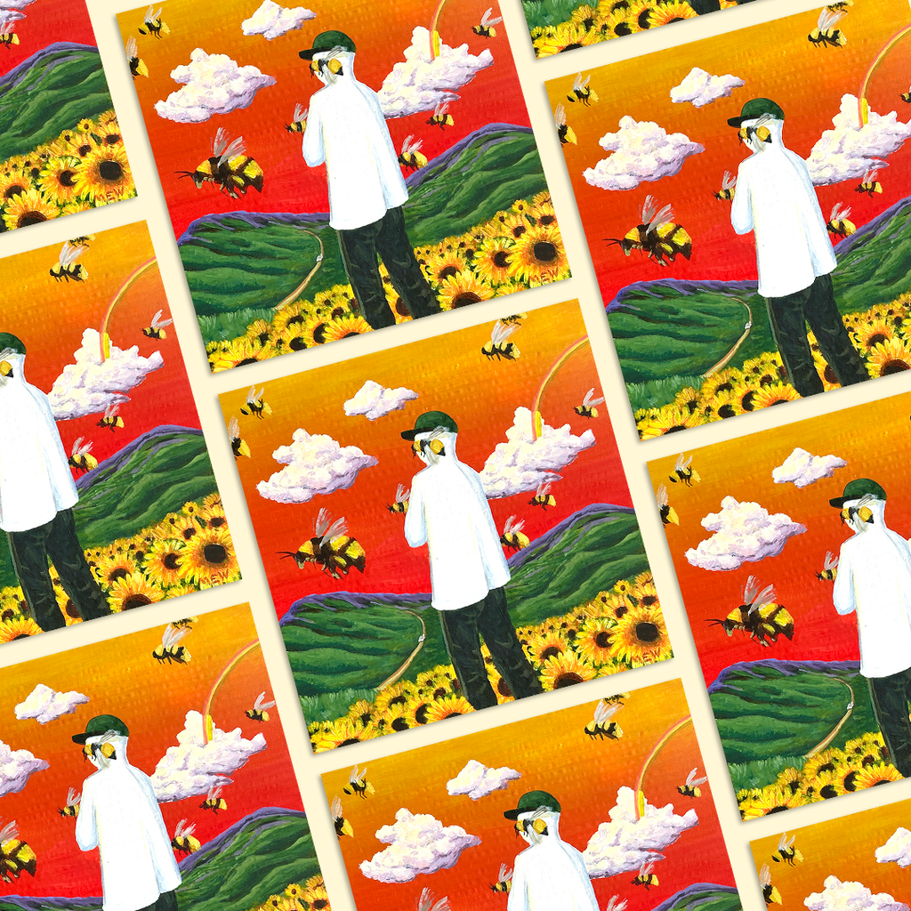 Flower Boy Vinyl Print