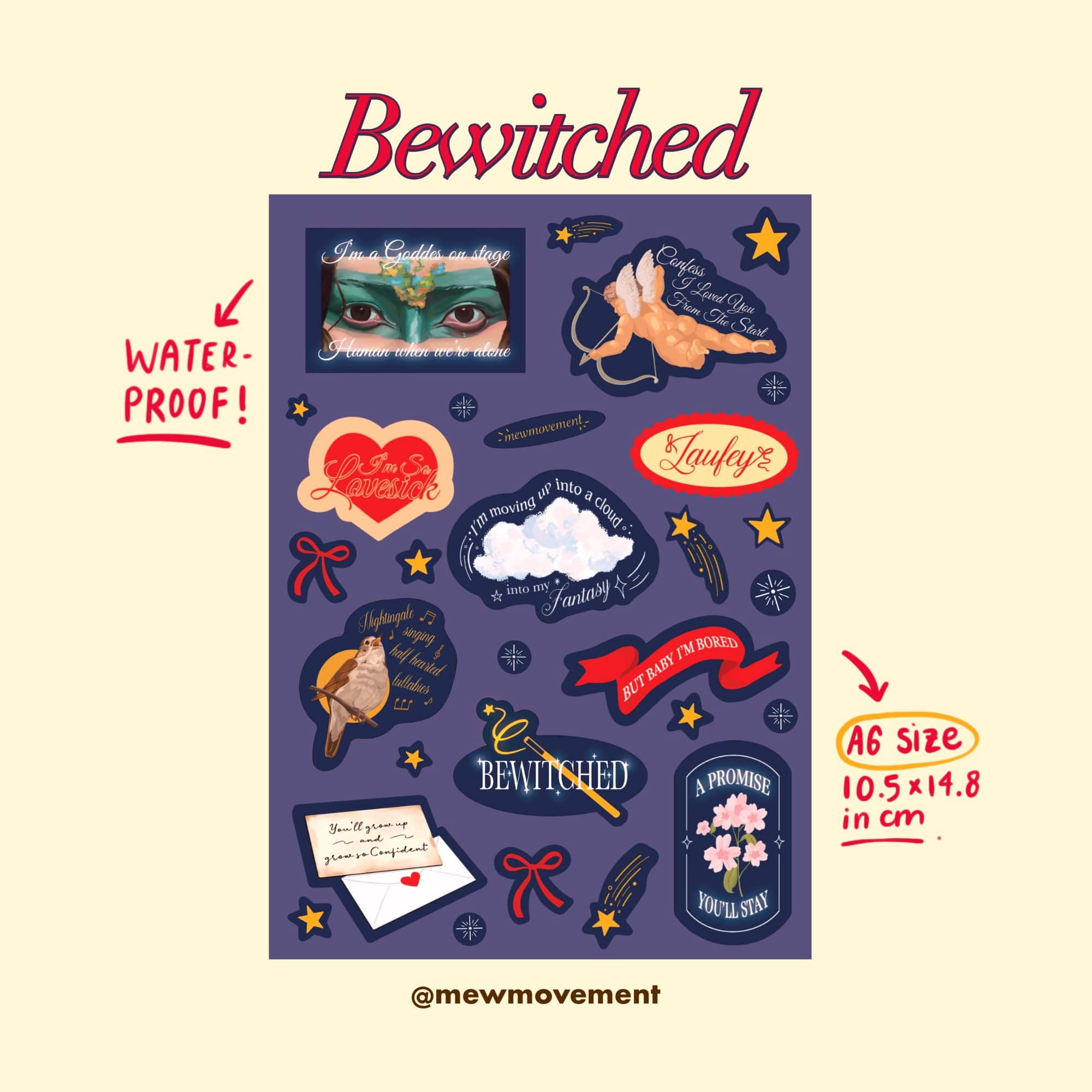 Bewitched Sticker Sheet