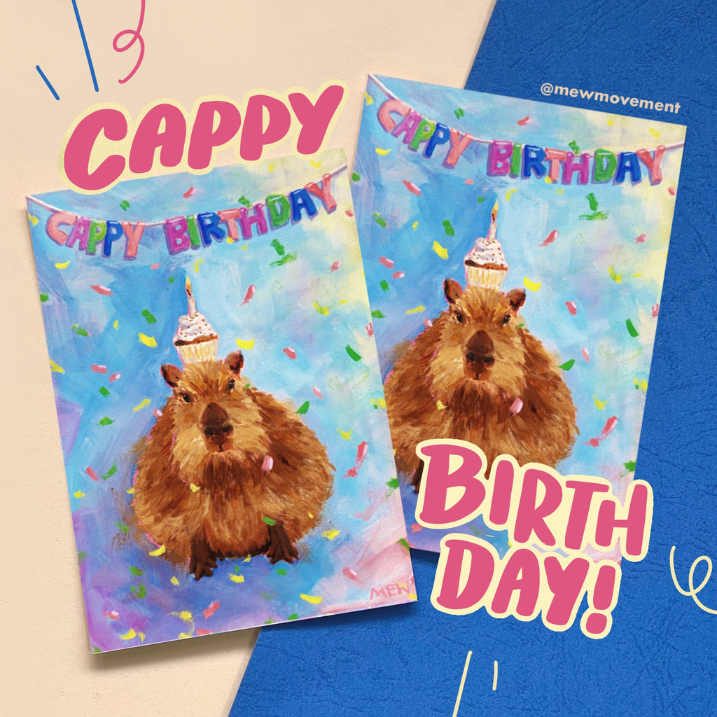 Cappy Birthday Postcard