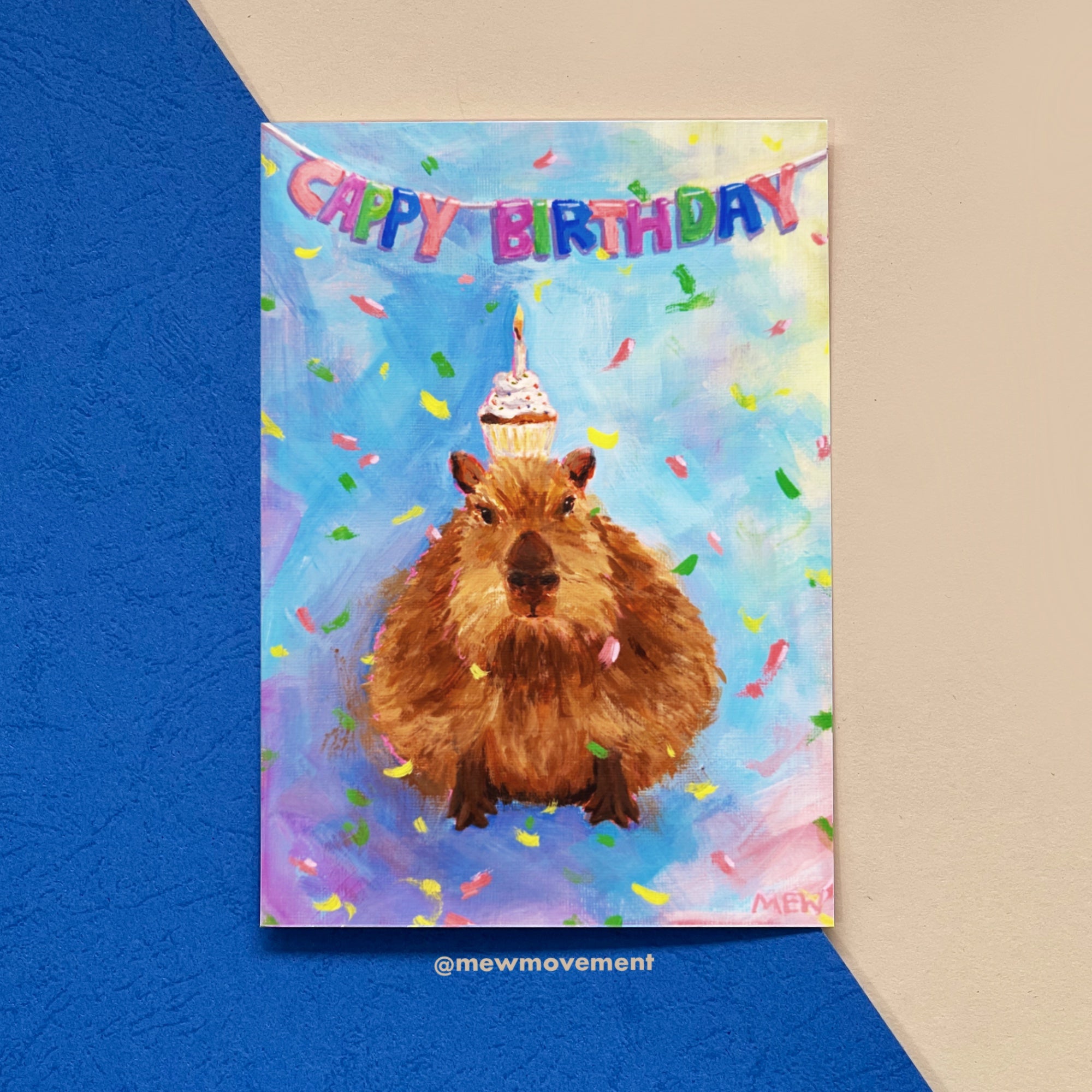 Cappy Birthday Postcard