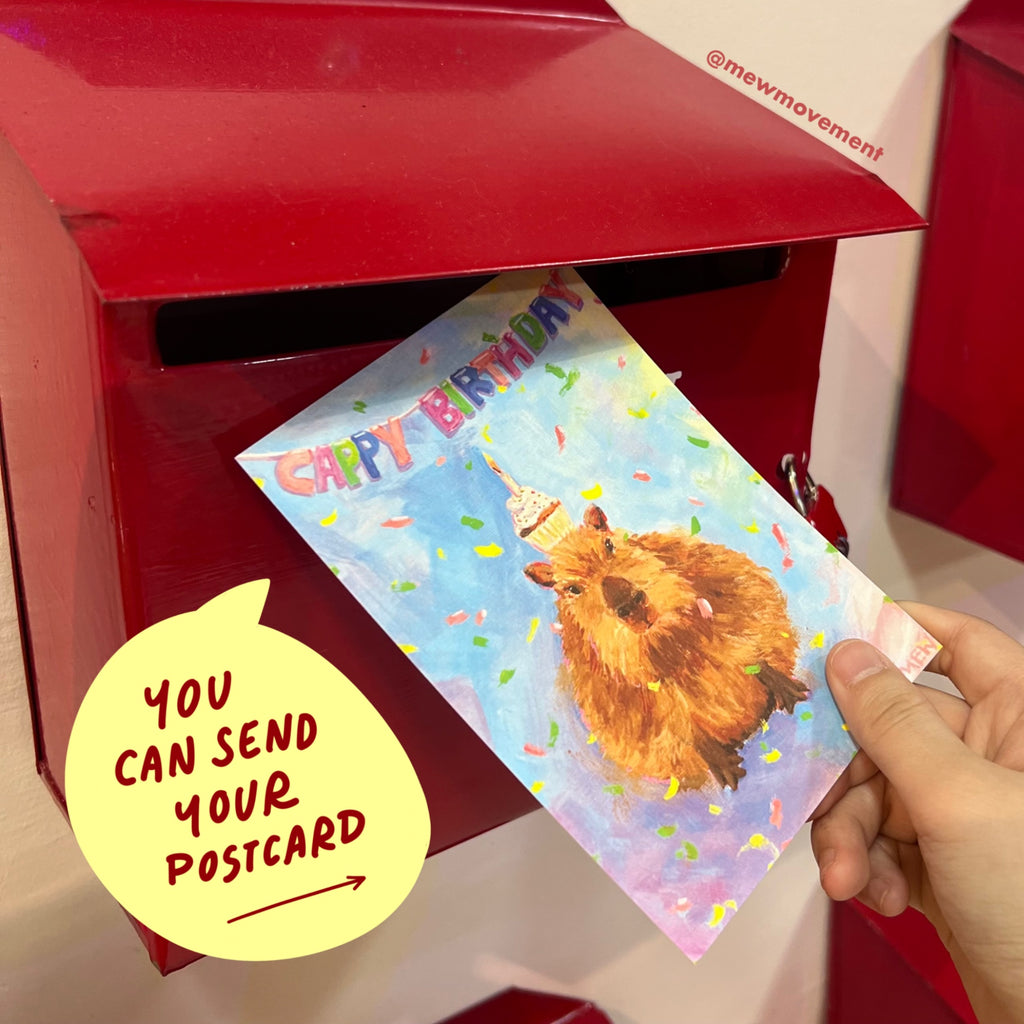 Cappy Birthday Postcard