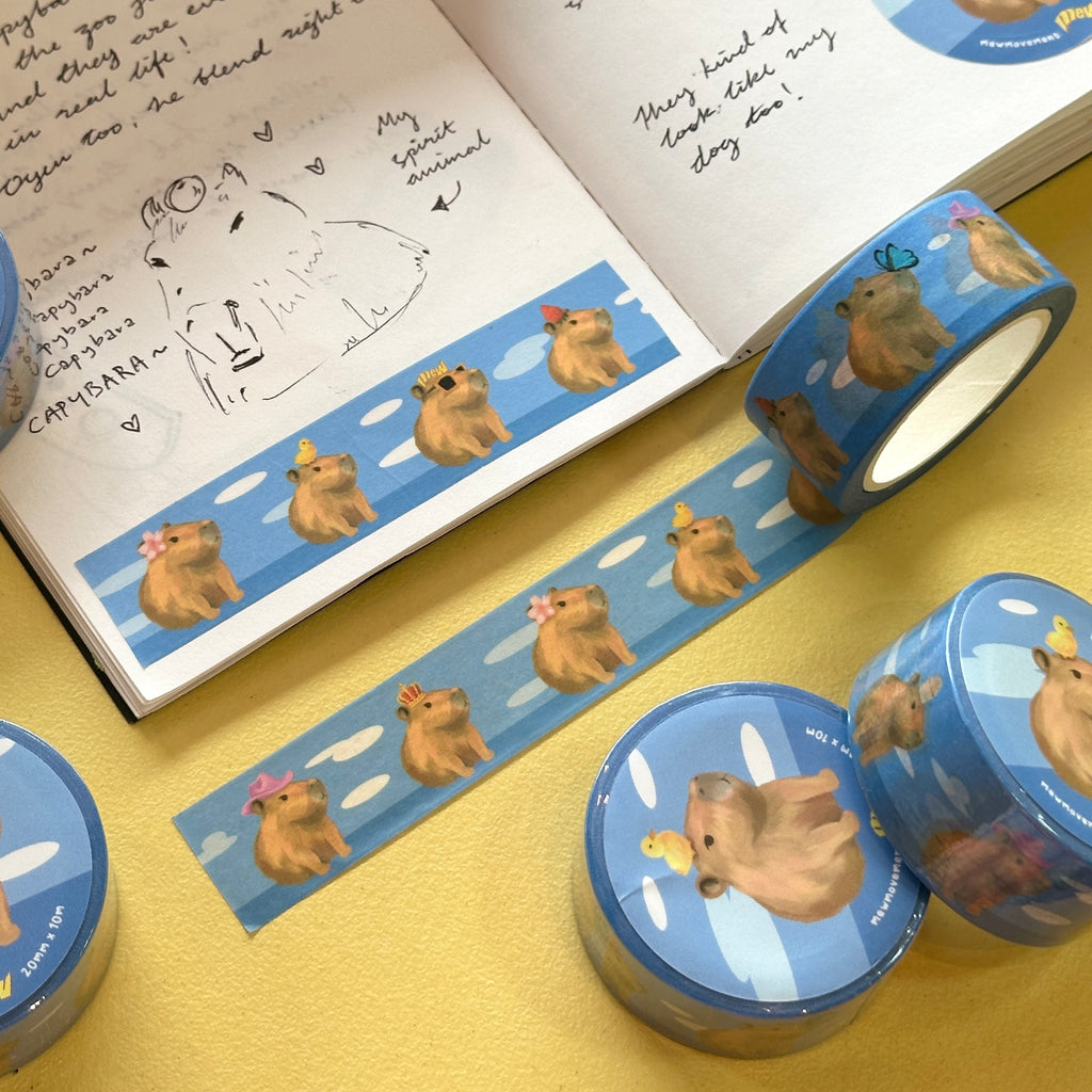 Capybara Washi Tape
