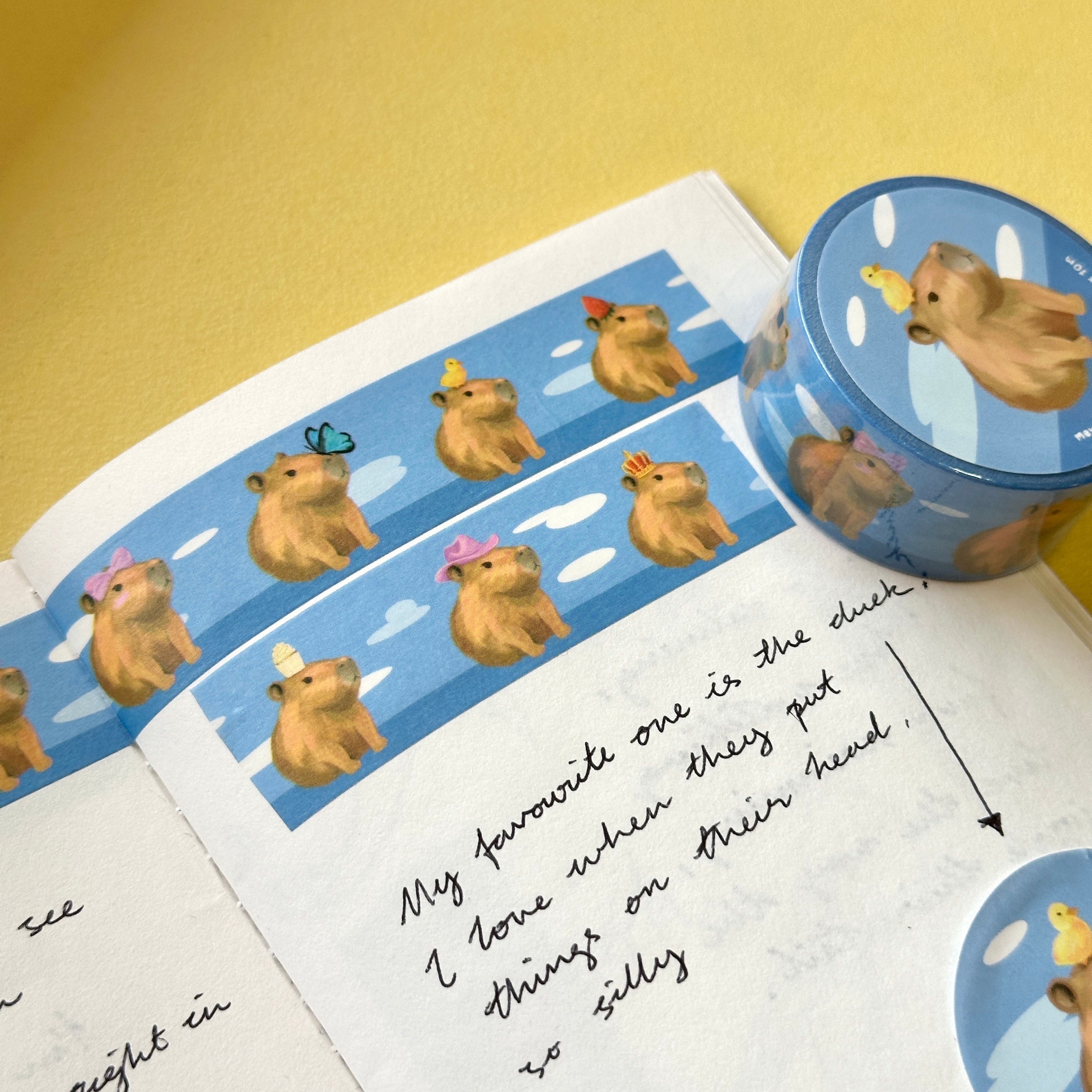 Capybara Washi Tape