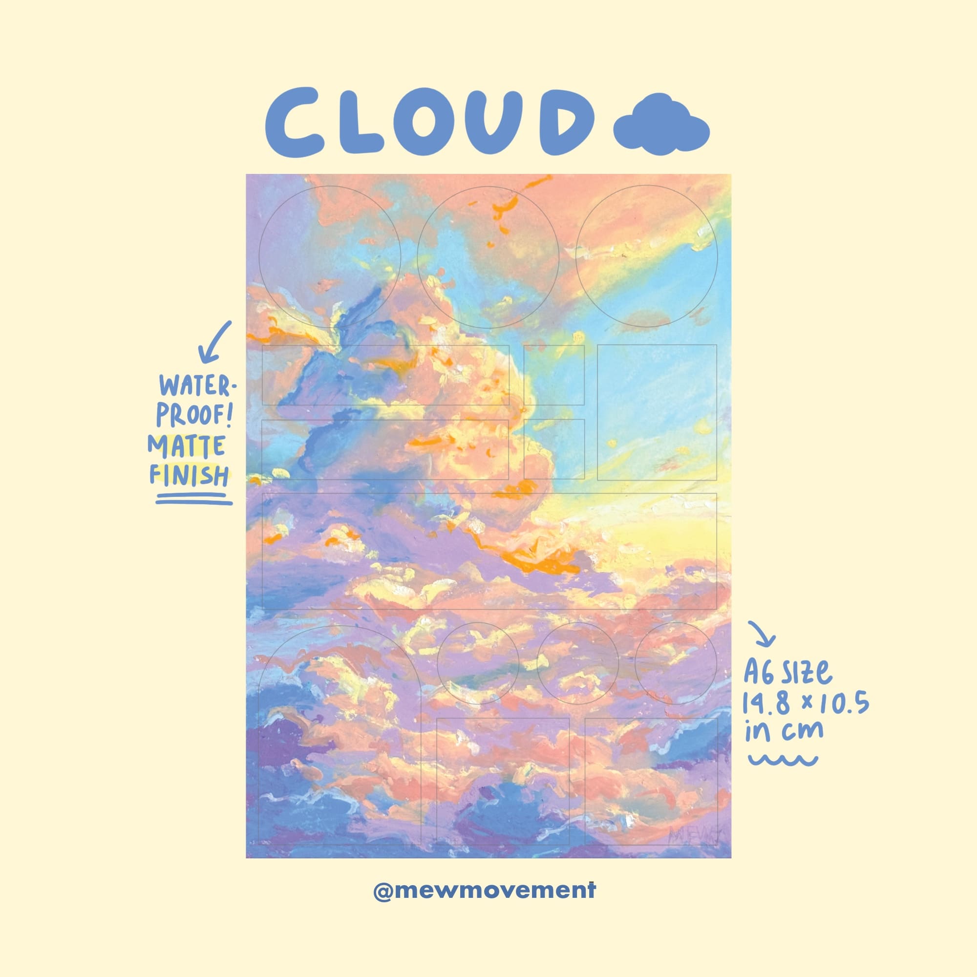 Cloud Sticker Sheet