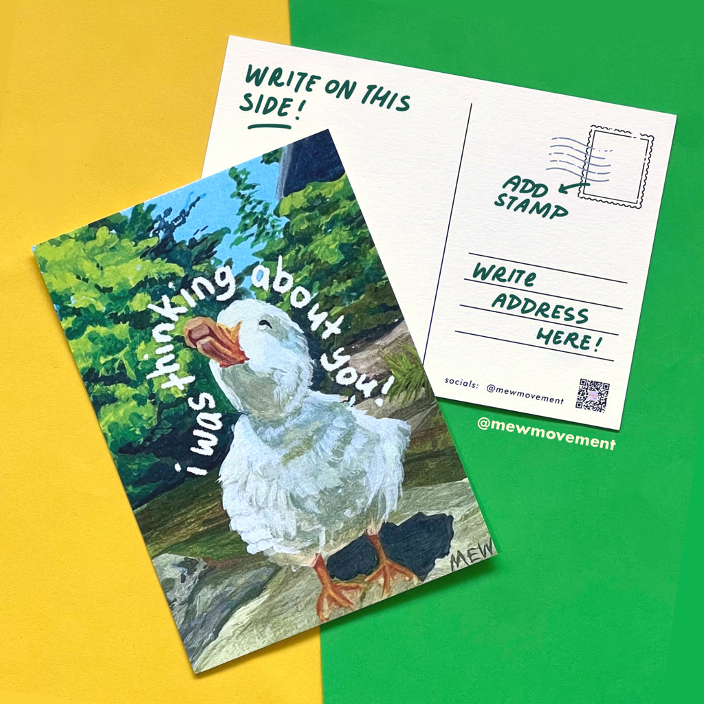 Duck Postcard