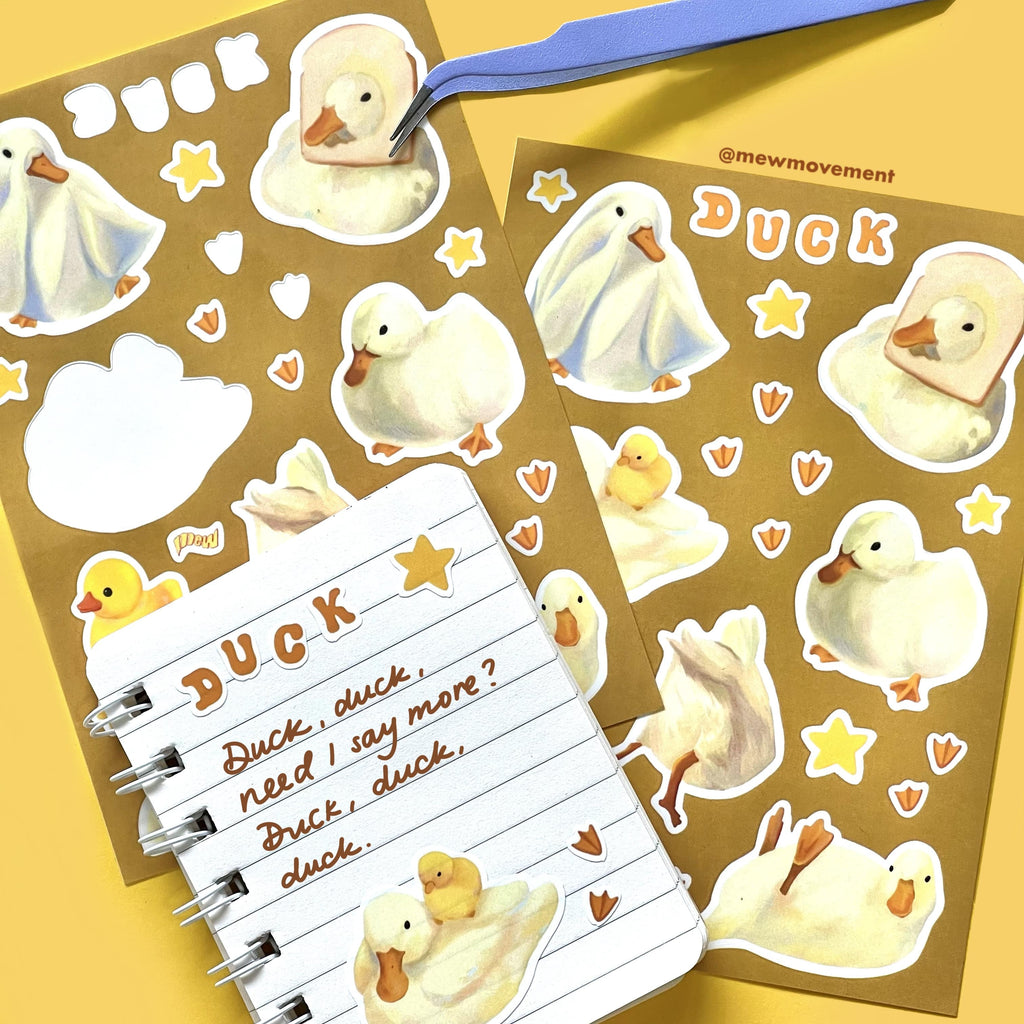 Duck Sticker Sheet