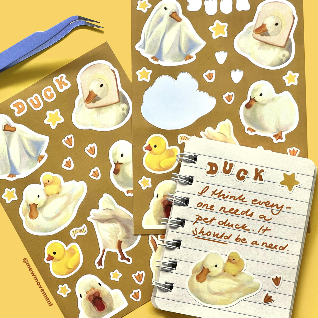 Duck Sticker Sheet