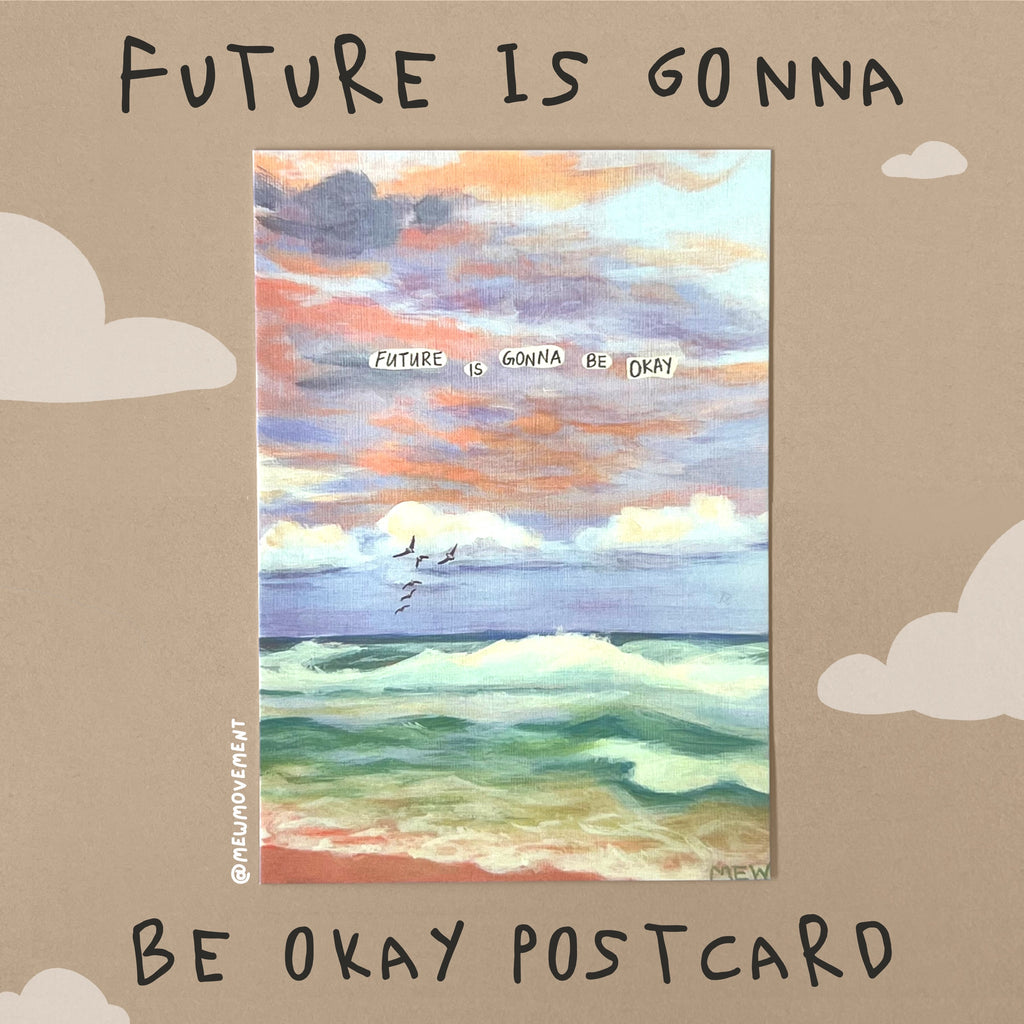 Future Is Okay Postcard