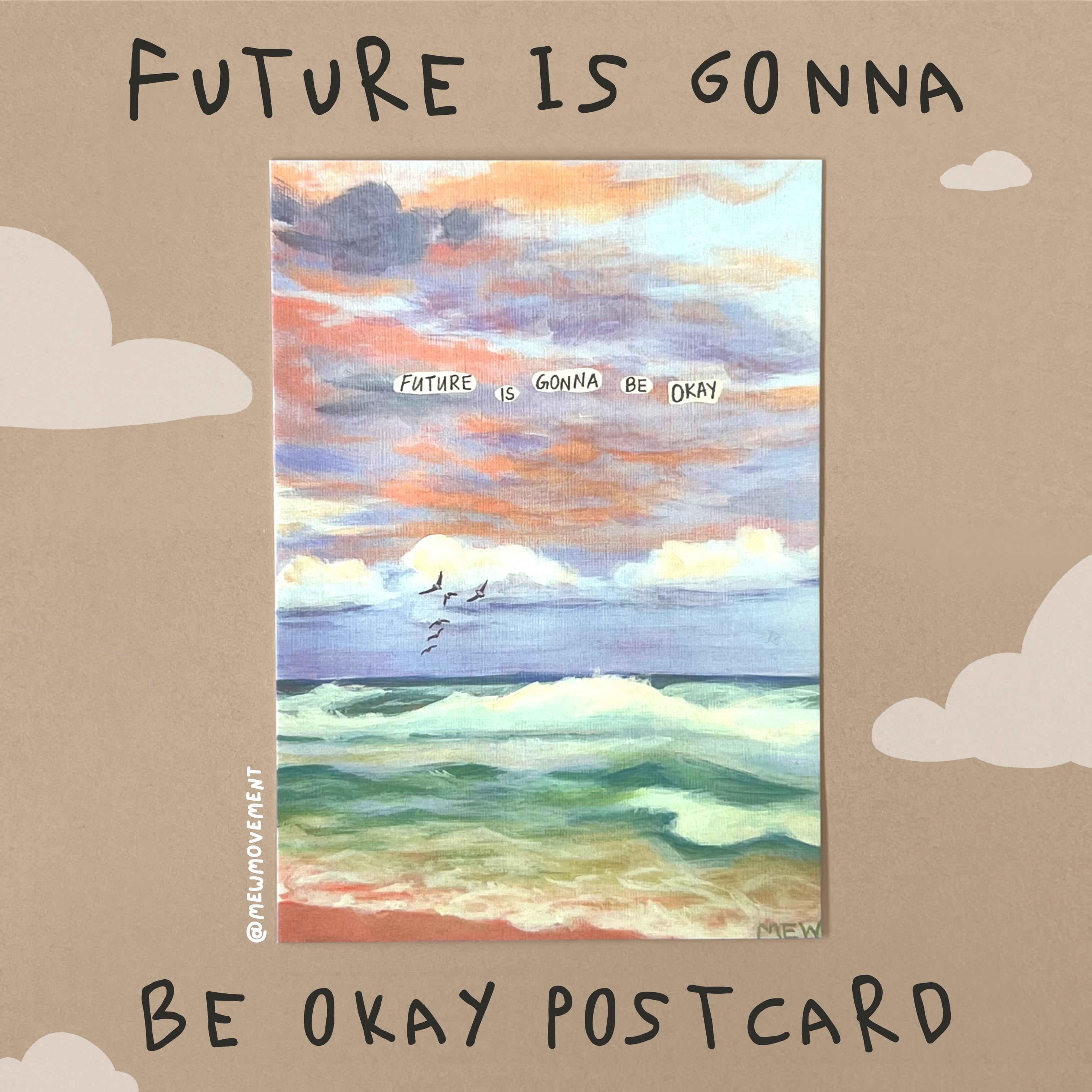 Future Is Okay Postcard
