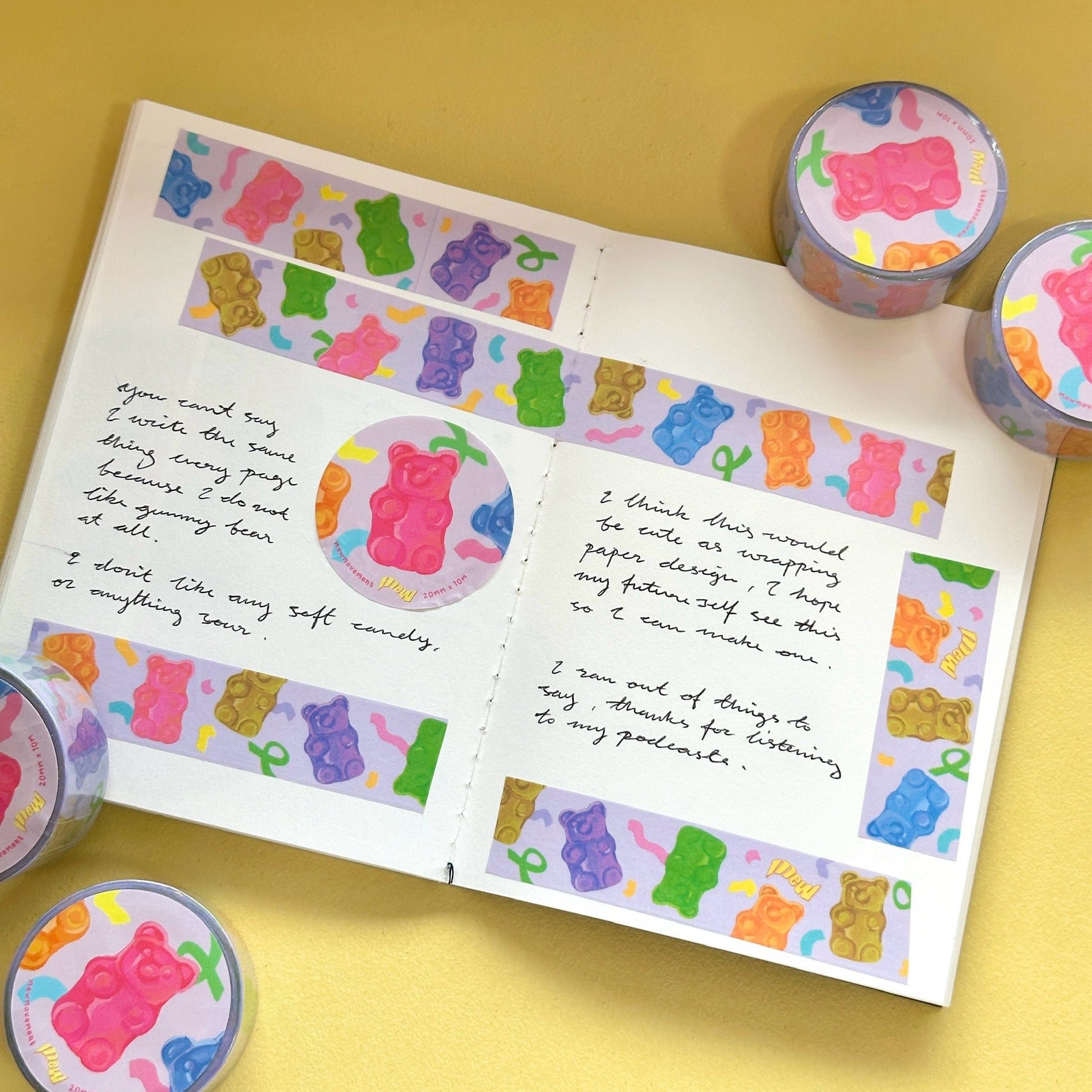 Gummy Bear Washi Tape