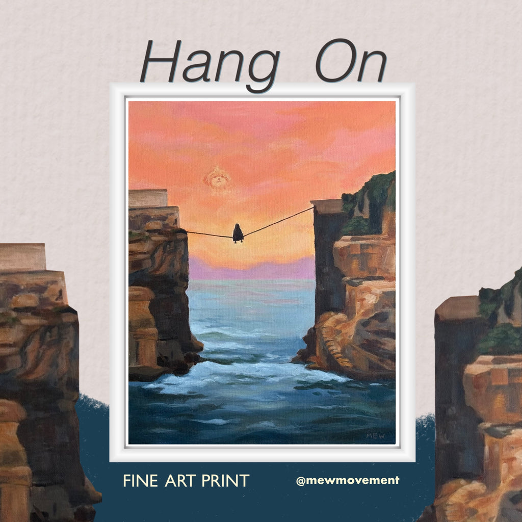 Hang On Fine Art Print
