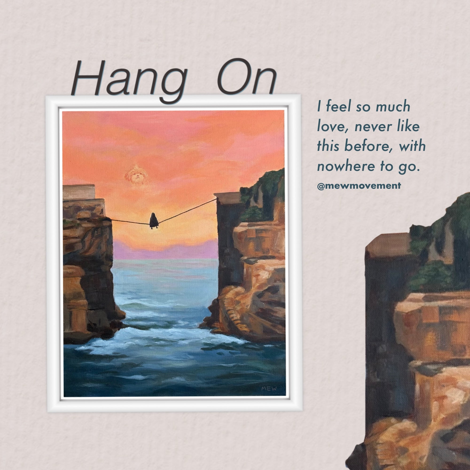 Hang On Fine Art Print