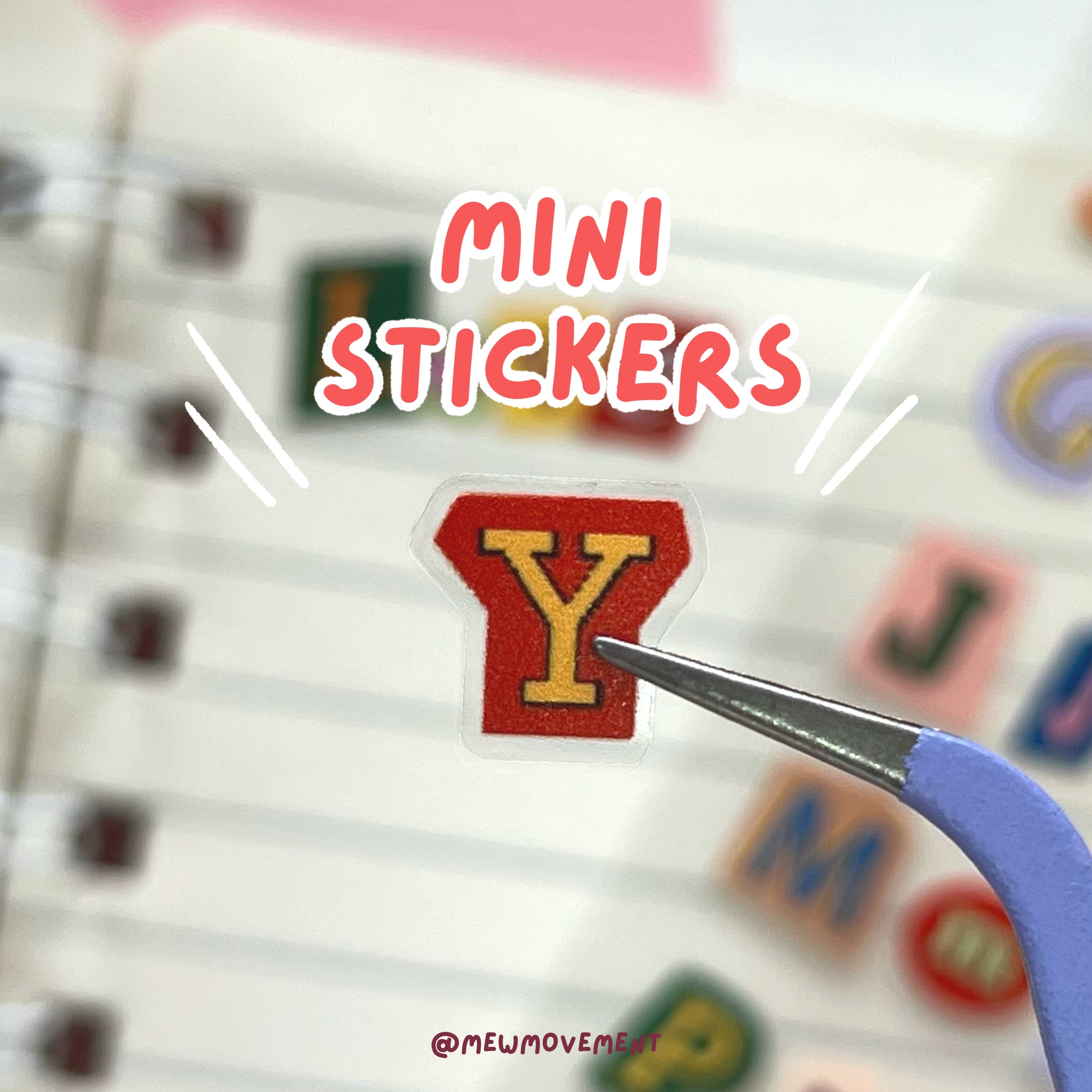 Alphabet Sticker Sheet