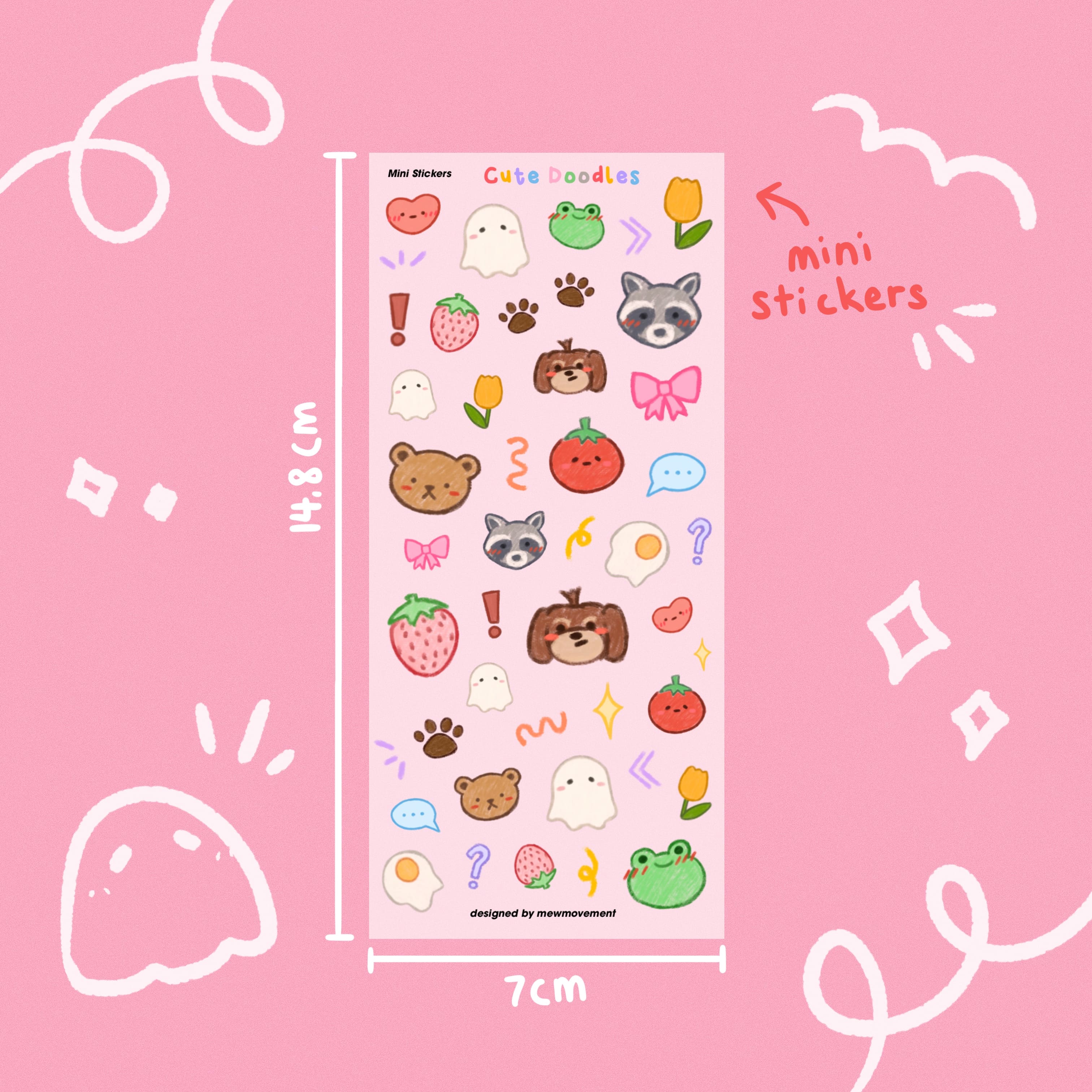 Doodle Sticker Sheet