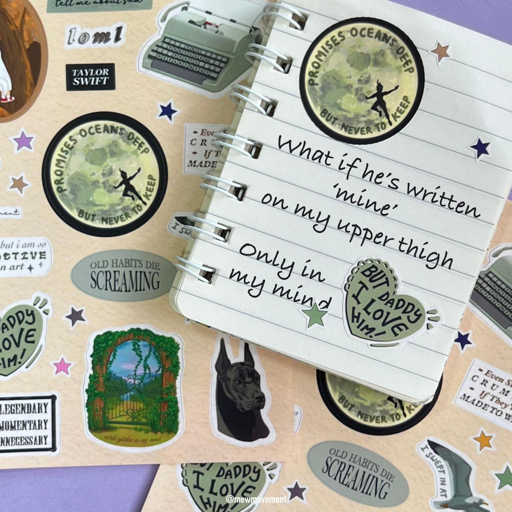 The Tortured Poet's Department Sticker Sheet